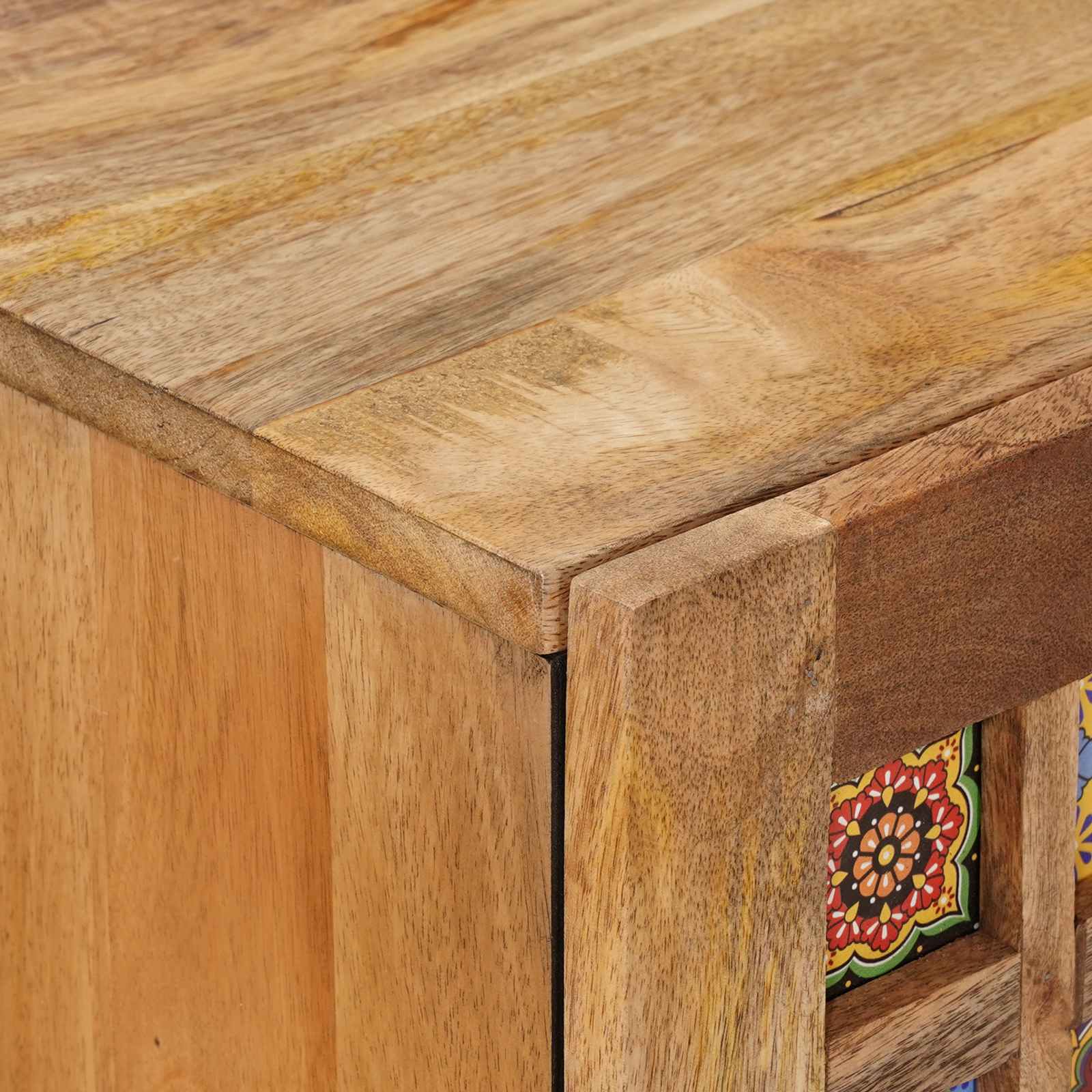 Kumode ar glabātuvi Dabīga 60 x 33 x 75 cm Masyvs mango koks