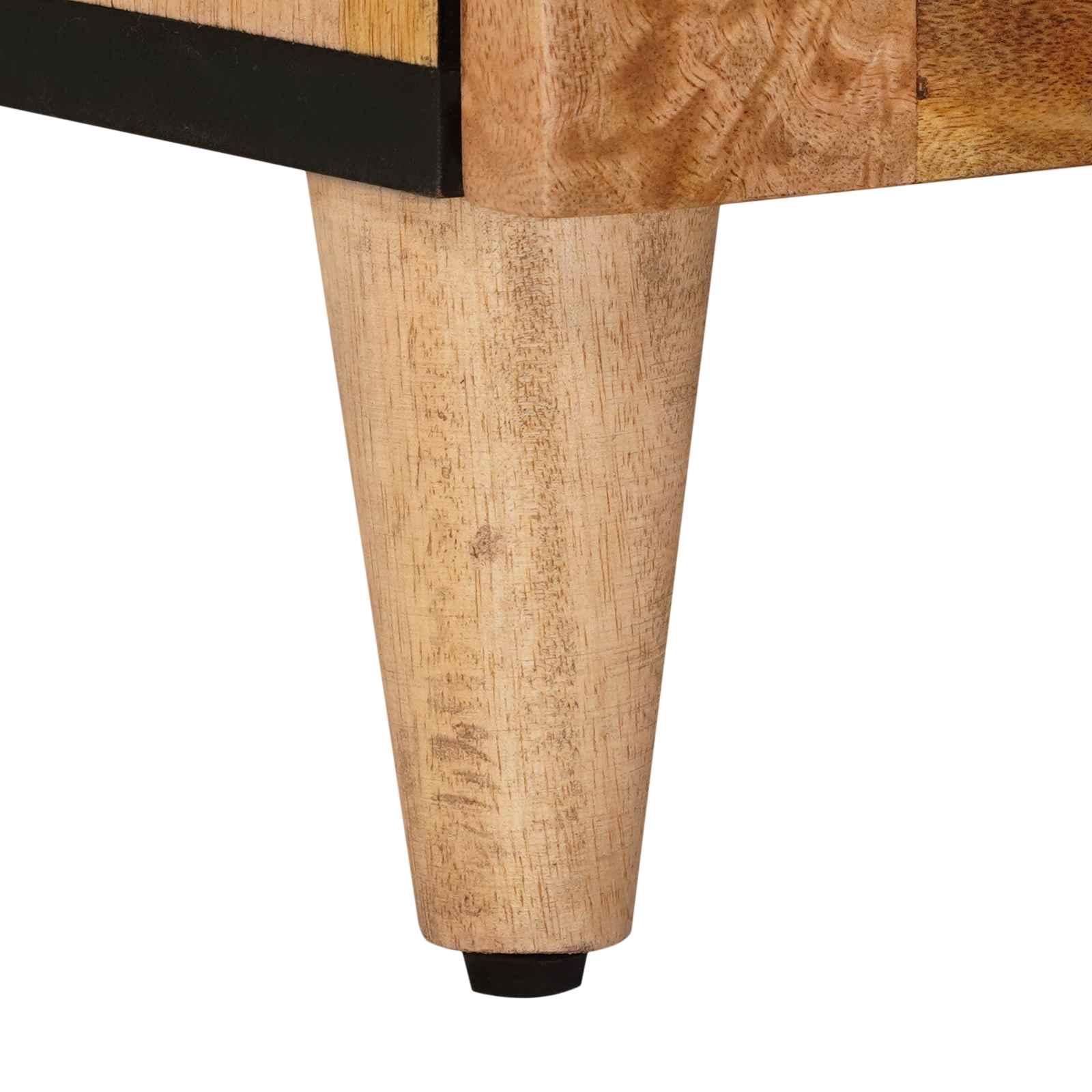 Console Table Natural 90 x 33.5 x 75 cm Solid Mango Wood