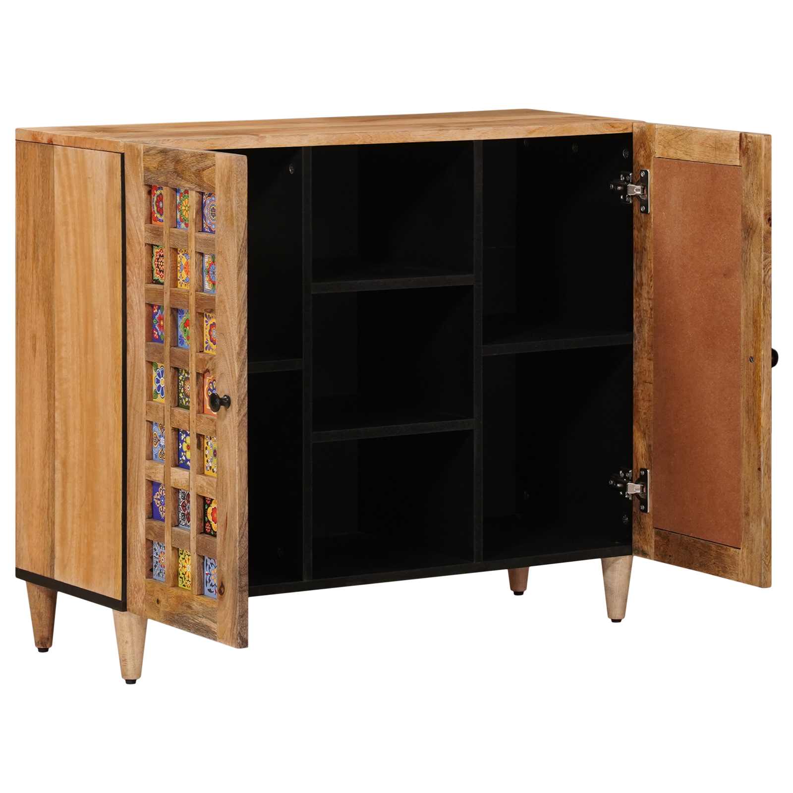 Console Table Natural 90 x 33.5 x 75 cm Solid Mango Wood