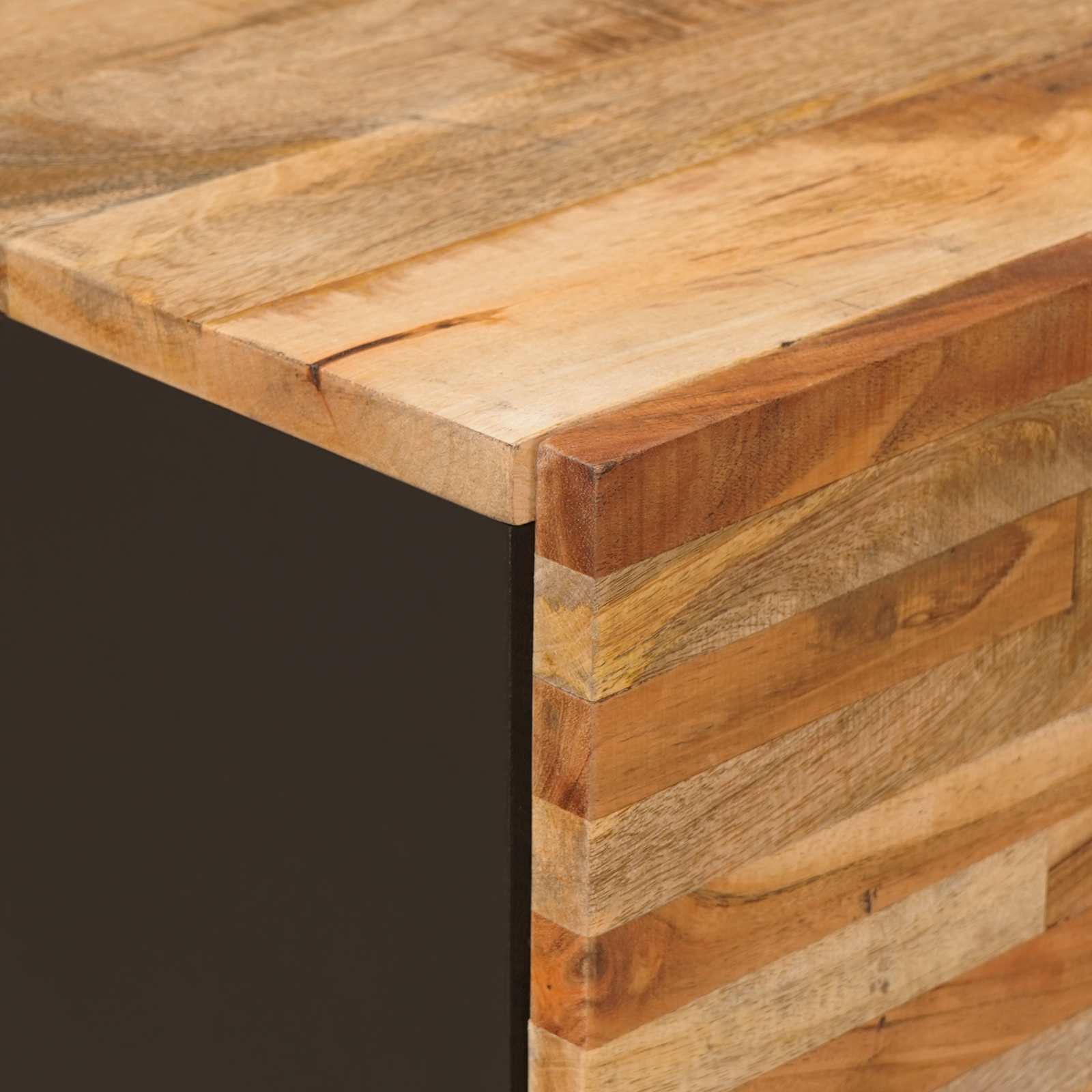 Sandėliavimo komodas Ruda 60 x 33,5 x 75 cm Kietas mango medis