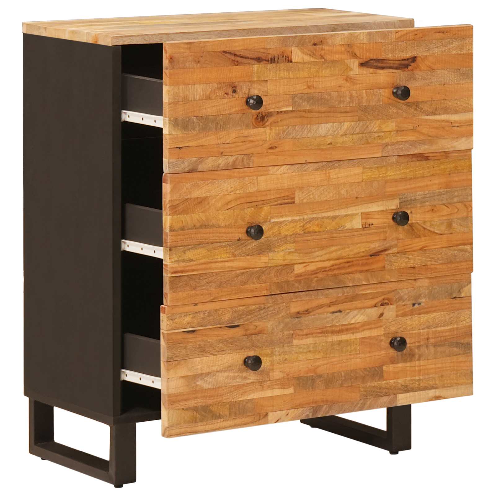 Sandėliavimo komodas Ruda 60 x 33 x 75 cm Kietas mango medis