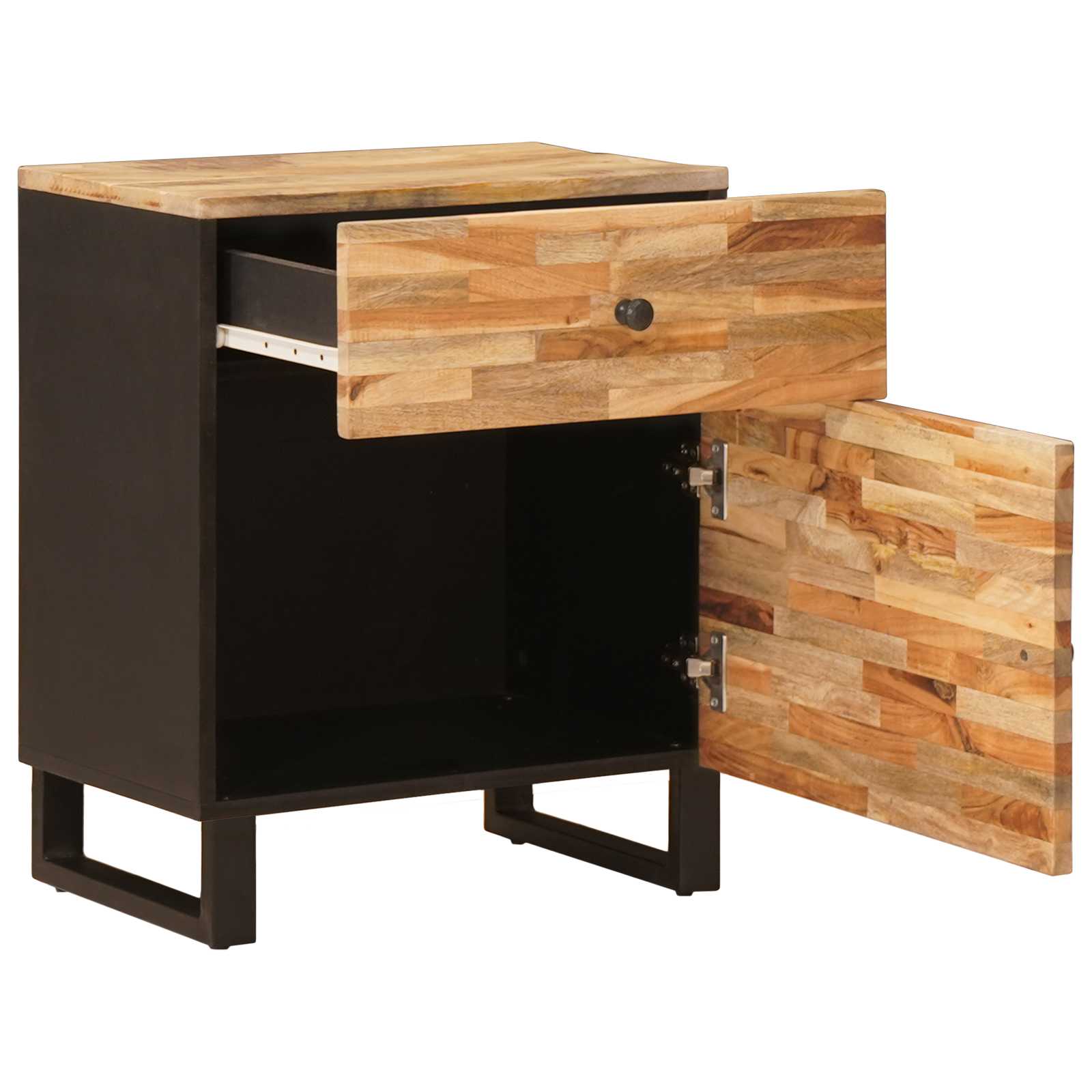 Lovos spintelė Ruda 50 x 33 x 60 cm Kietas mango medis