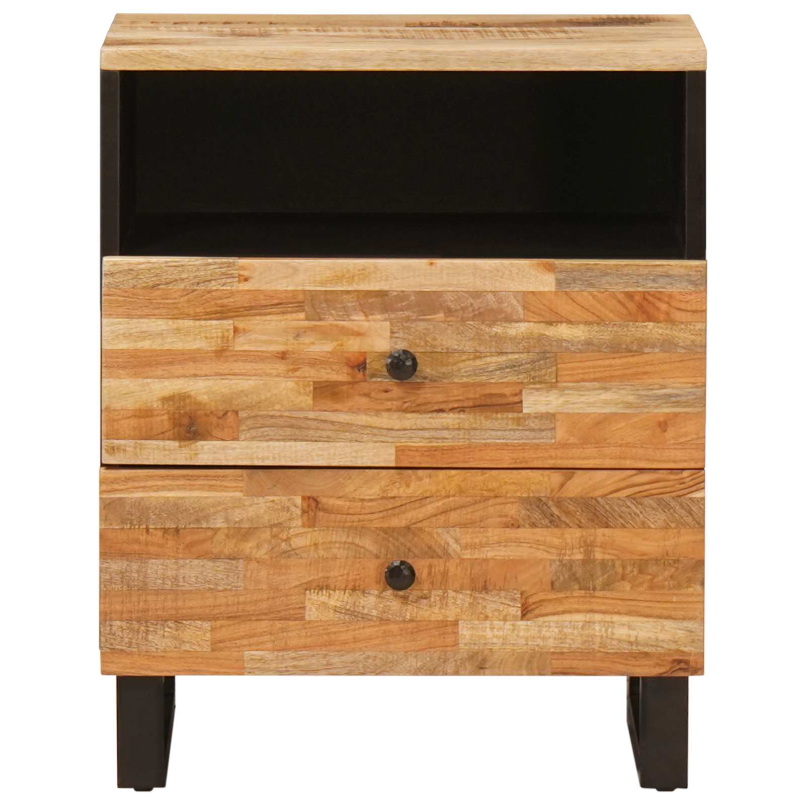 Lovos spintelė Ruda 58 x 36.5 x 21 cm Kietas mango medis