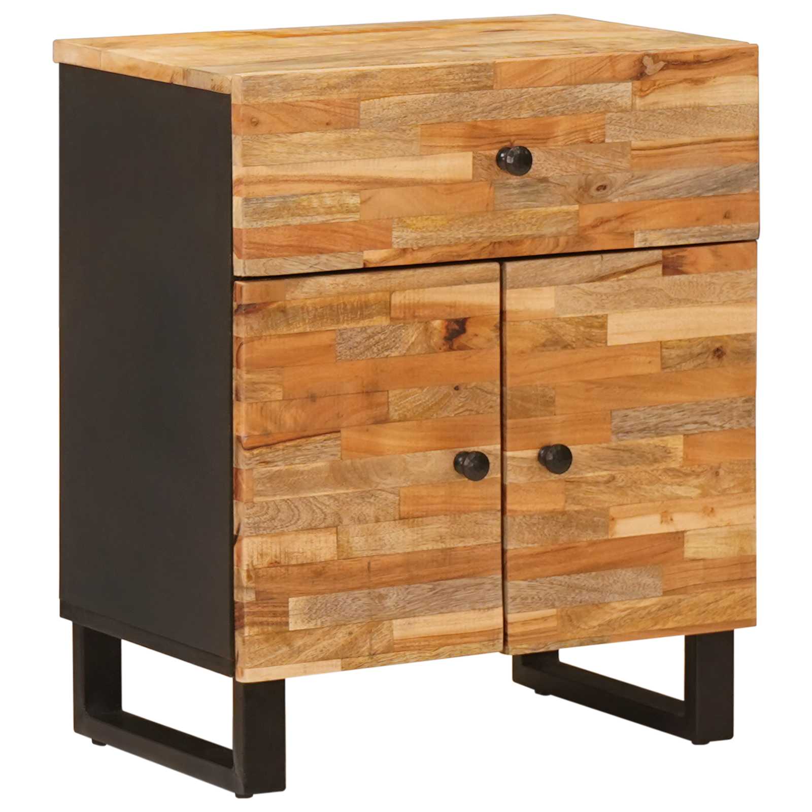 Lovos spintelė Ruda 50 x 33 x 60 cm Kietas mango medis