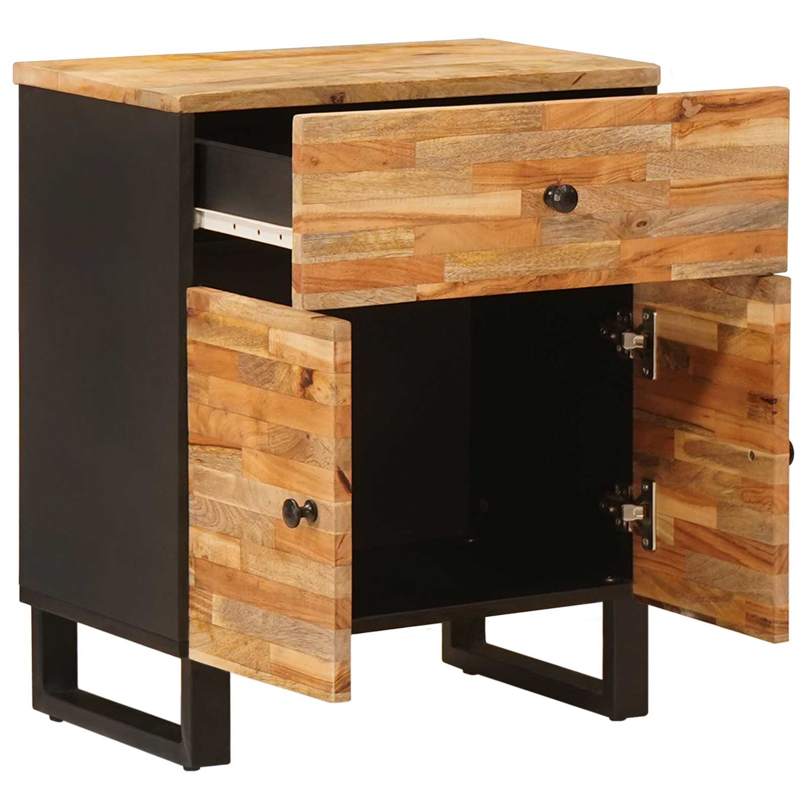 Lovos spintelė Ruda 50 x 33 x 60 cm Kietas mango medis
