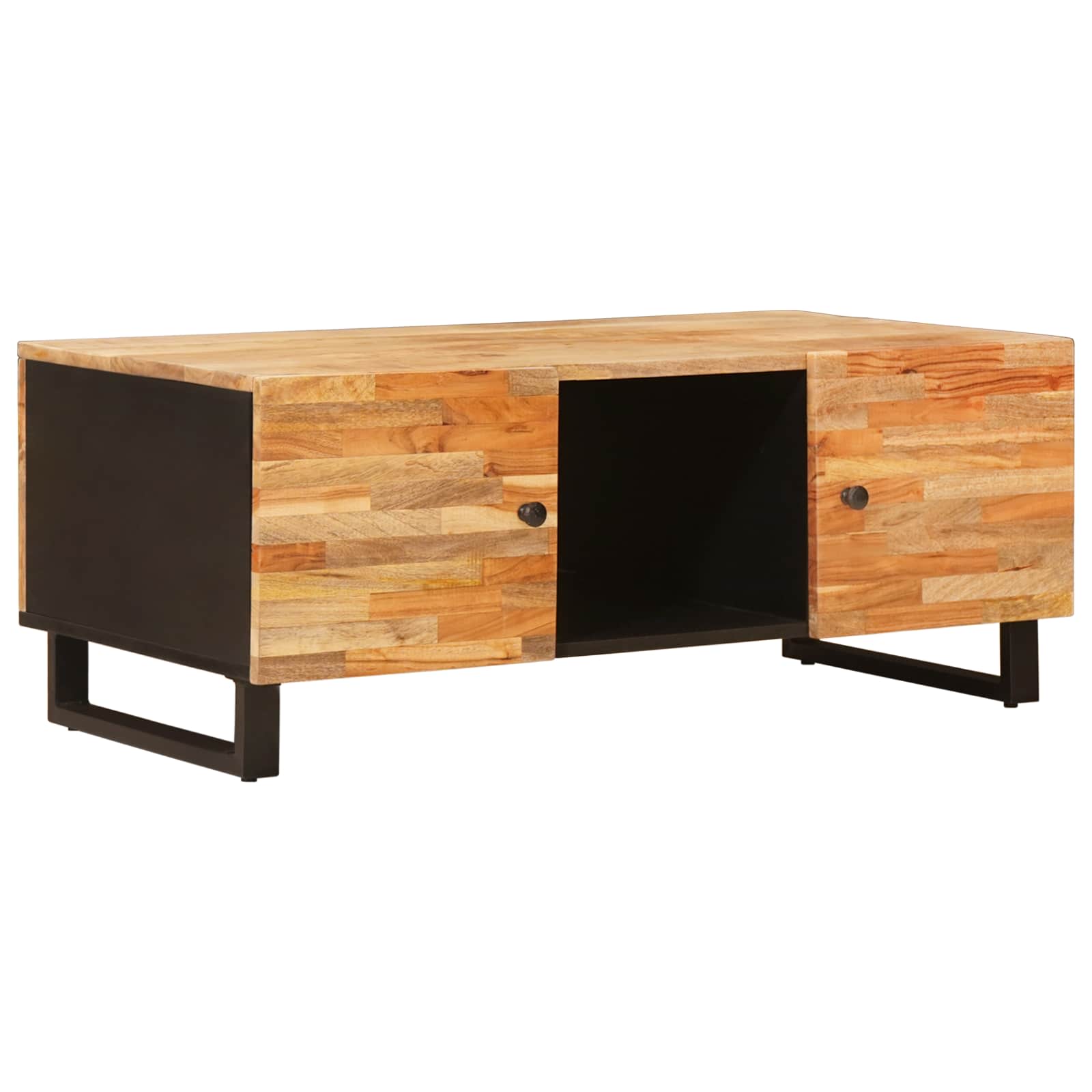 Kavos staliukas Ruda 108 x 58 x 14 cm Kietas mango medis