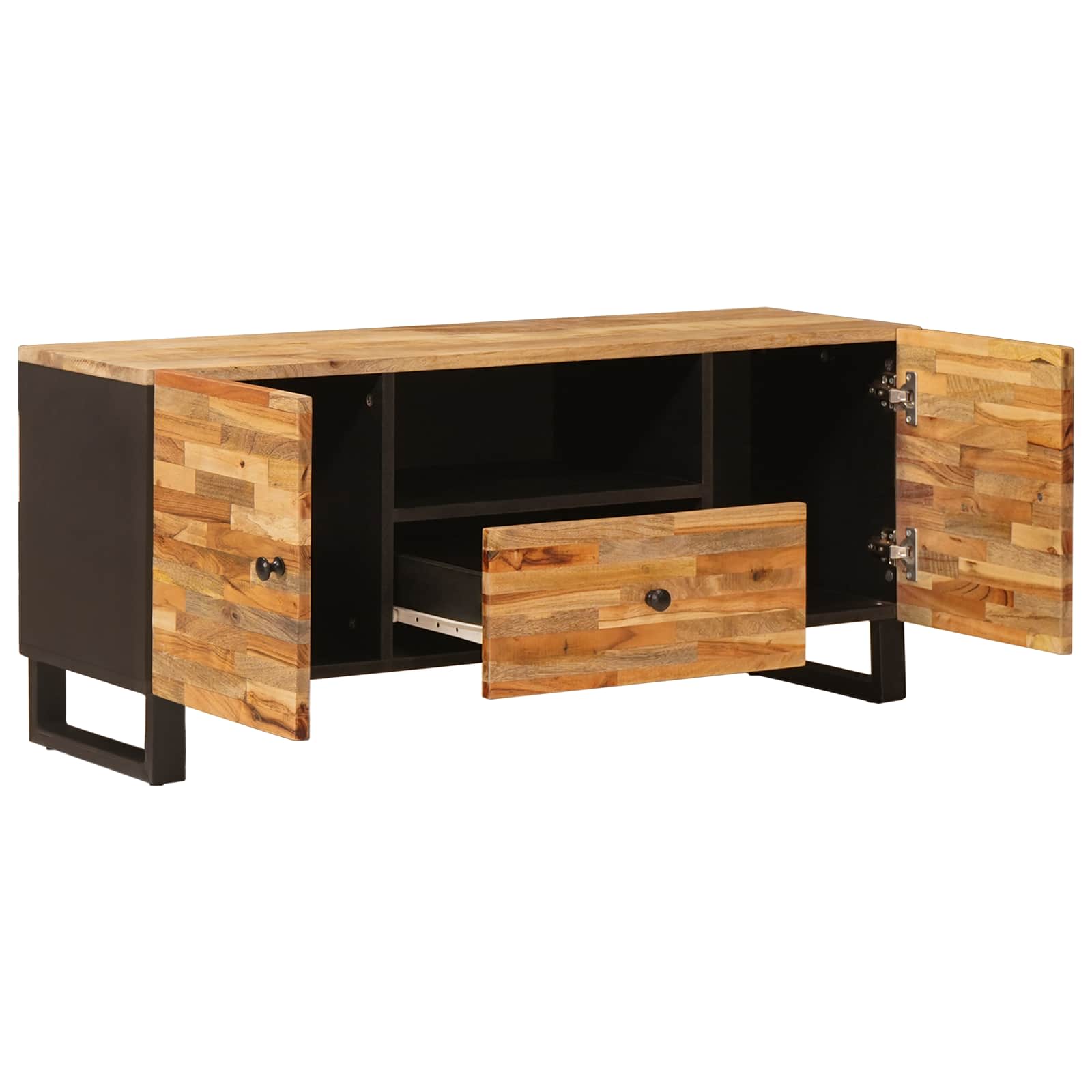 TV cabinet with shelf Brown 105 x 33.5 x 46 cm