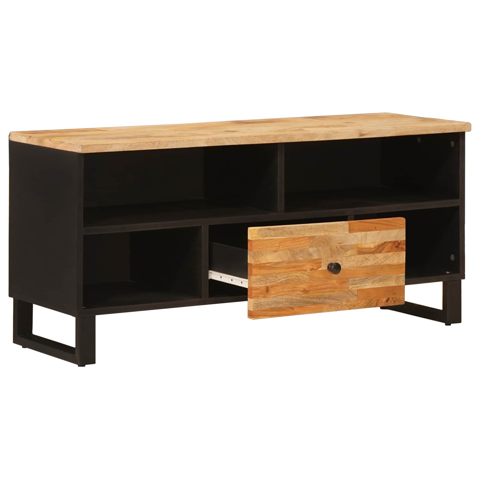 Televizoriaus spintelė Ruda 100 x 33 x 46 cm Kietas mango medis