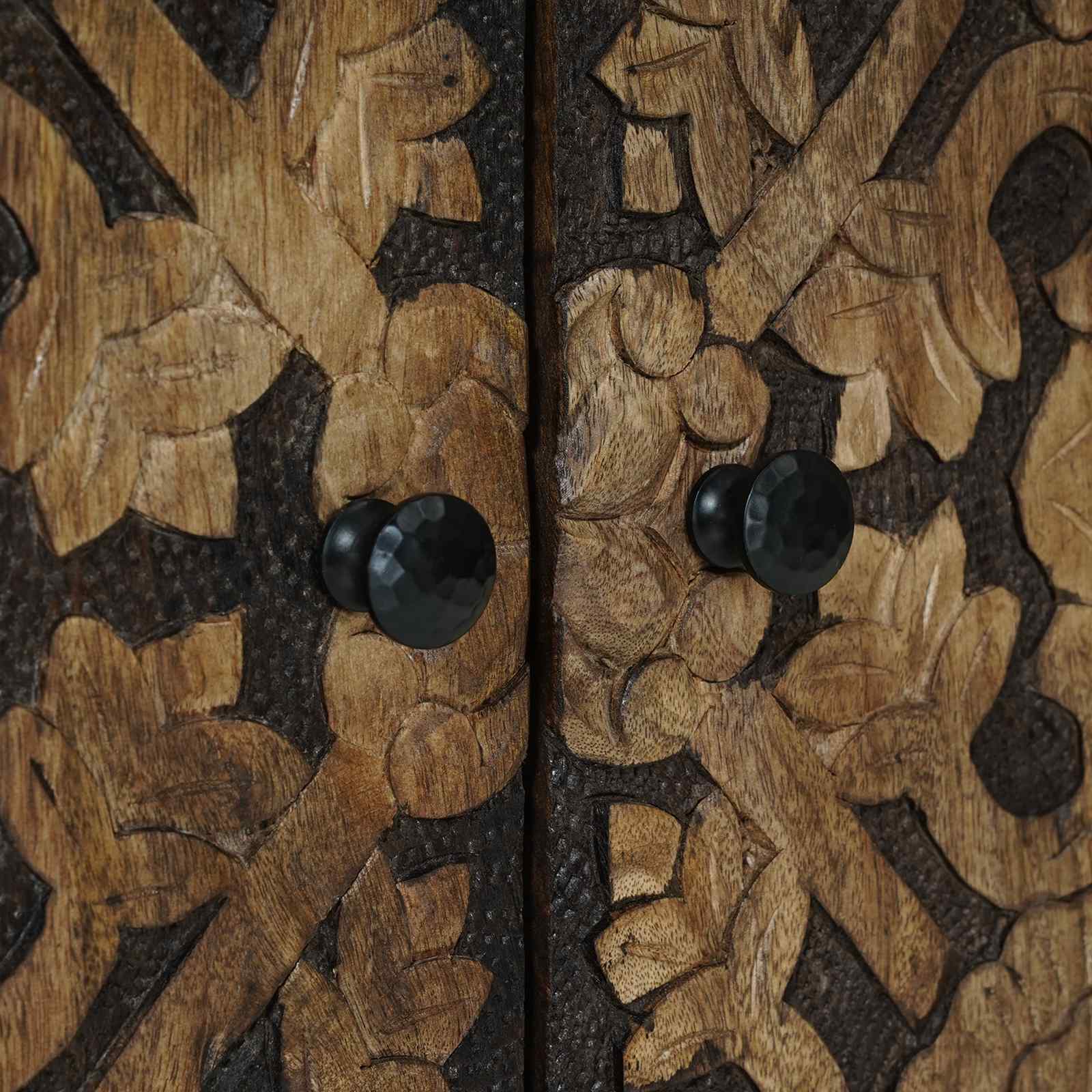 Sandėliavimo komodas Ruda 60 x 33,5 x 75 cm Kietas mango medis