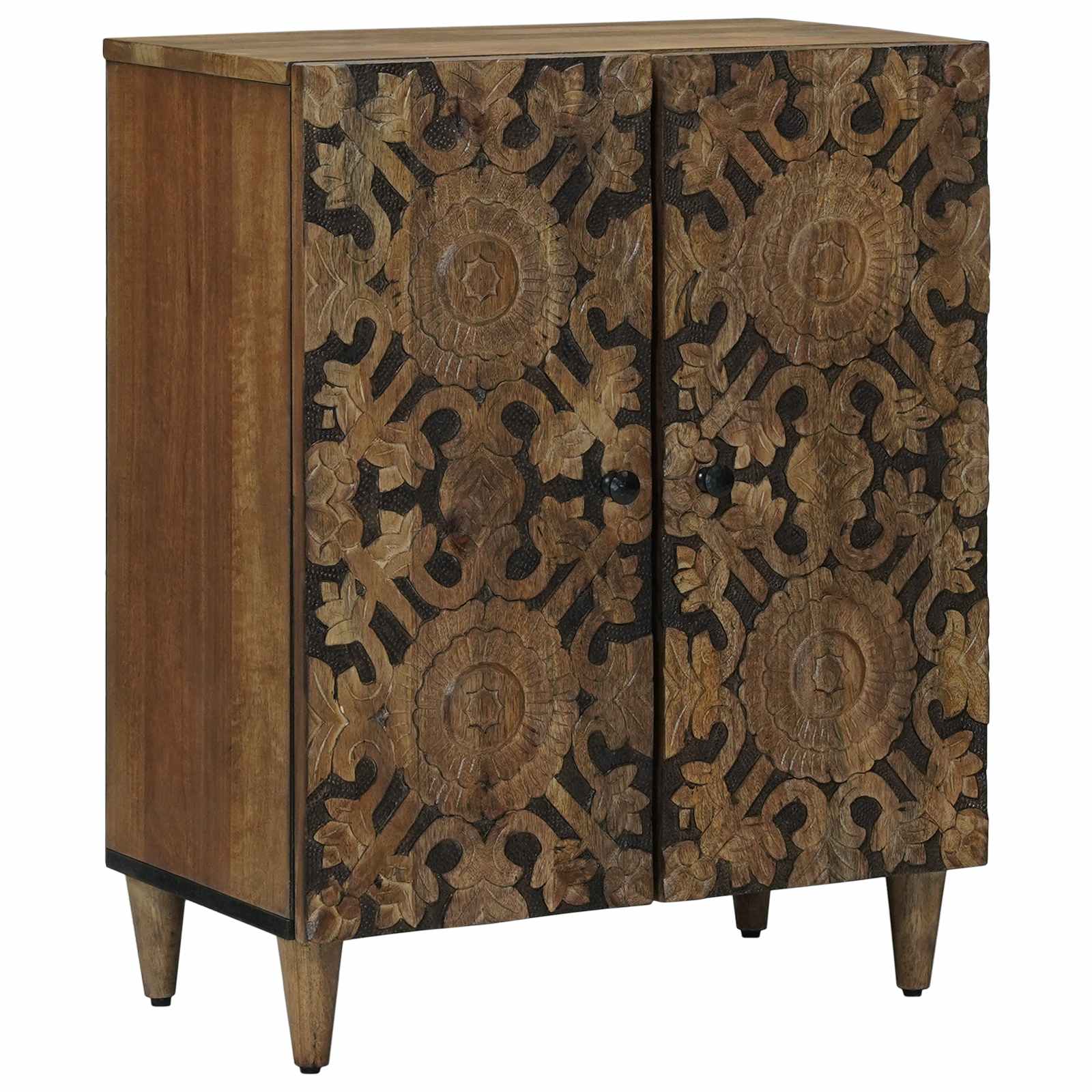 Sandėliavimo komodas Ruda 60 x 33,5 x 75 cm Kietas mango medis