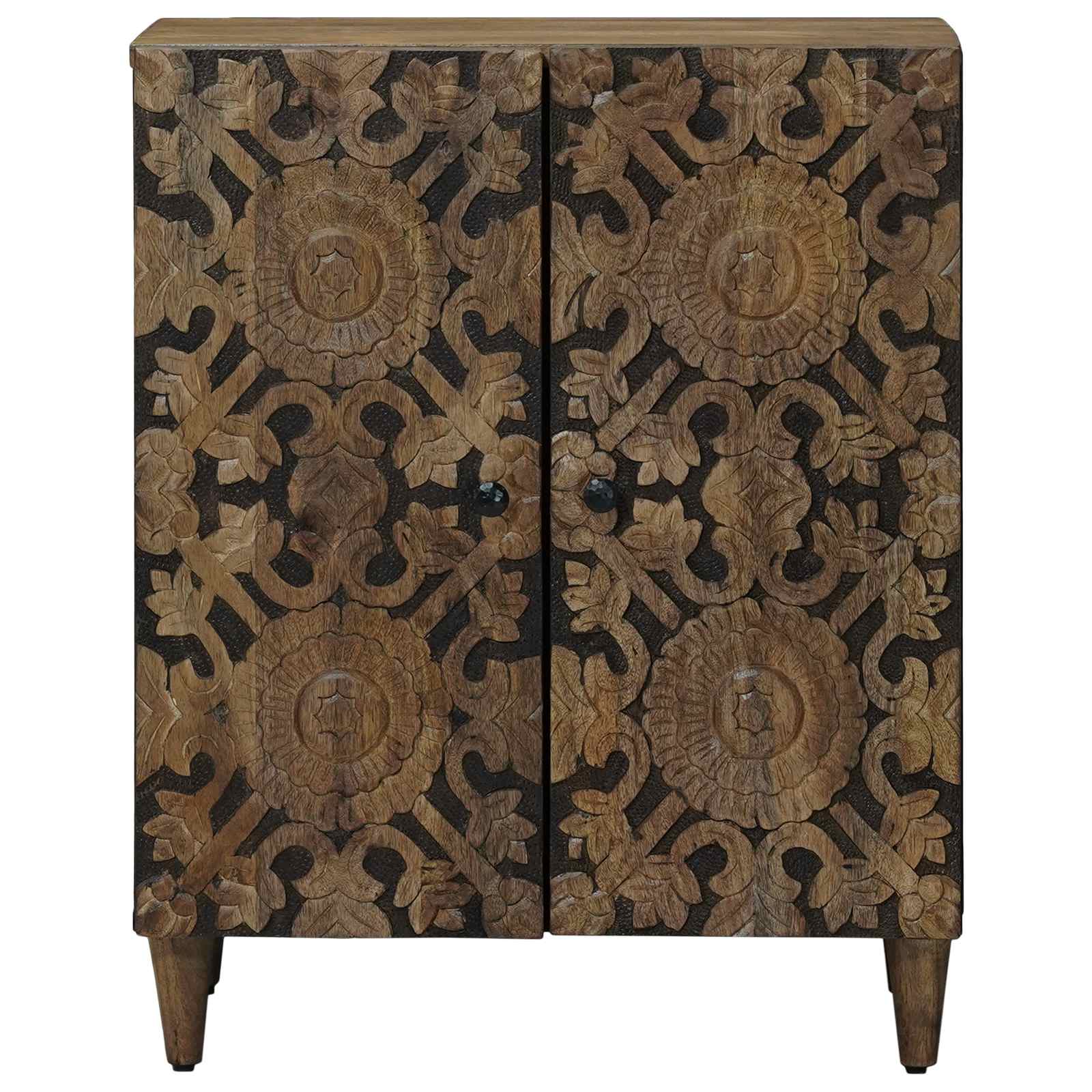 Sandėliavimo komodas Ruda 60 x 33,5 x 75 cm Kietas mango medis