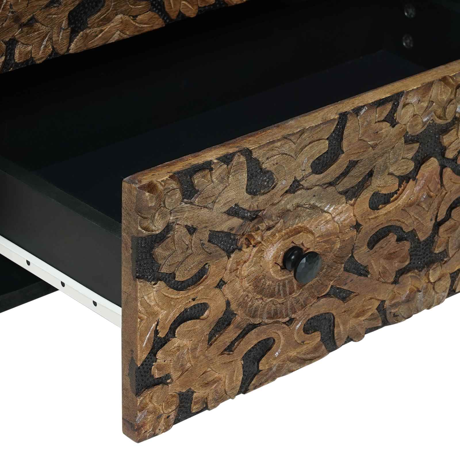 Uzglabāšanas kumode brūna 60 x 33,5 x 75 cm masīvs mango koks