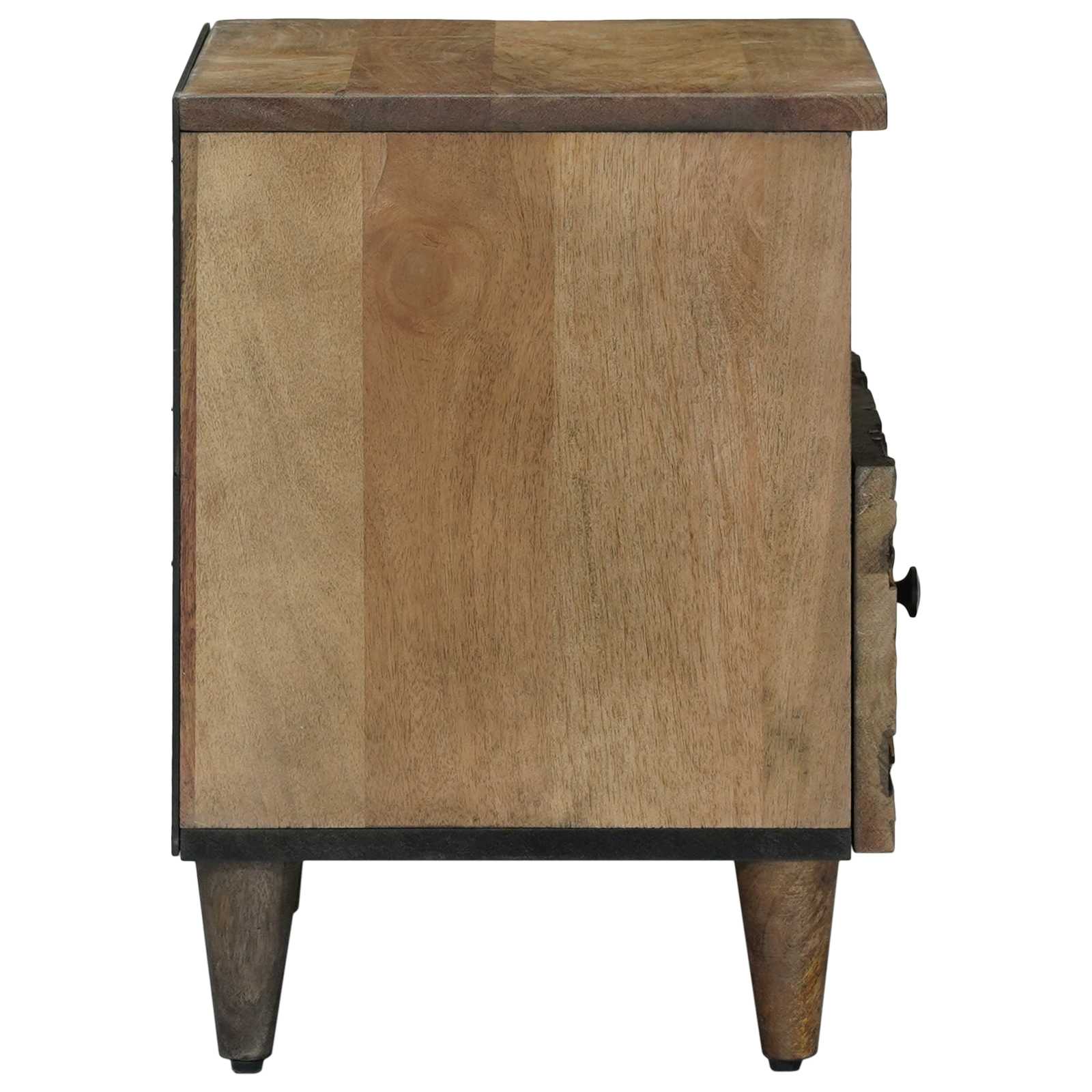 Lovos spintelė Ruda 40 x 33 x 46 cm Kietas mango medis