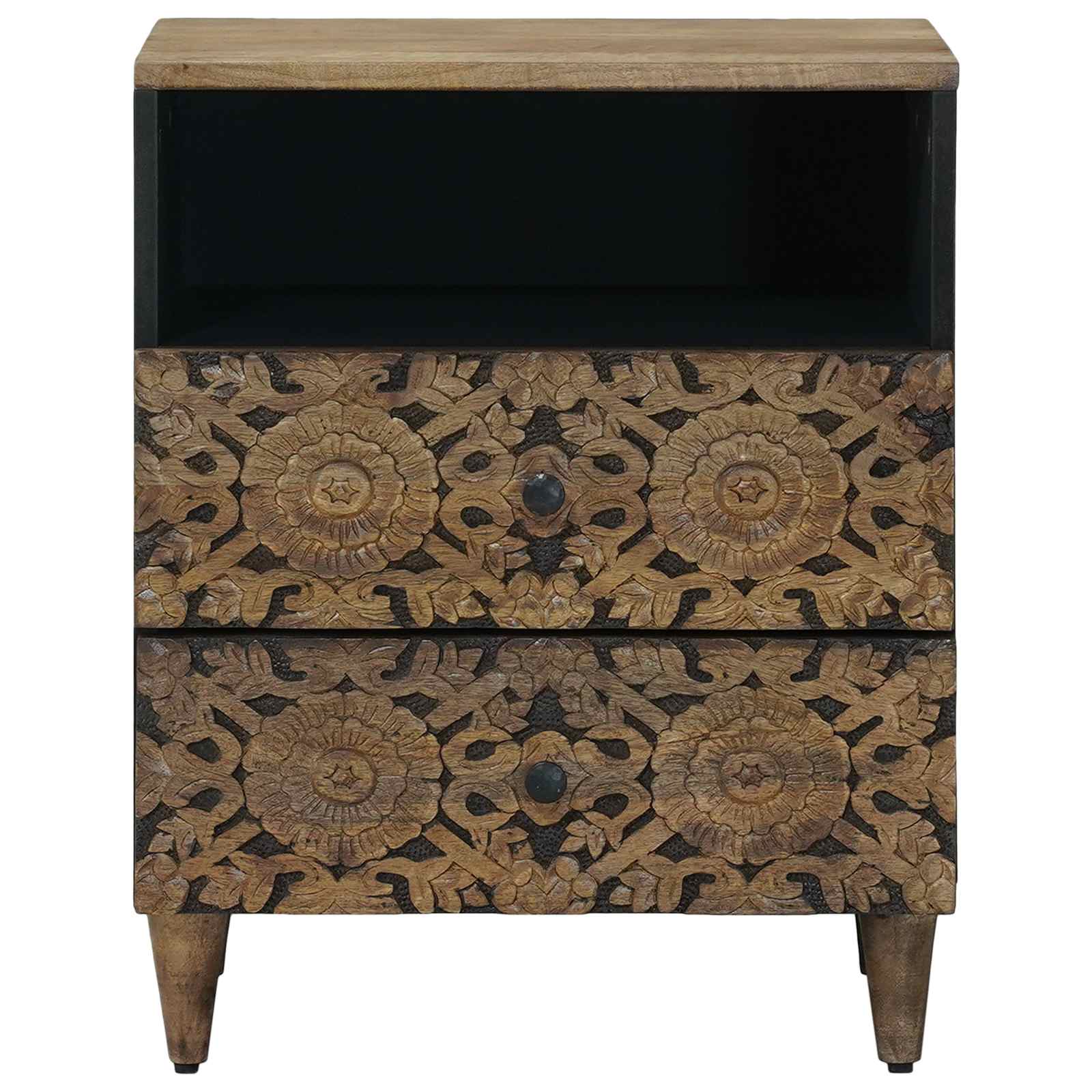 Lovos spintelė Ruda 50 x 33 x 60 cm Kietas mango medis