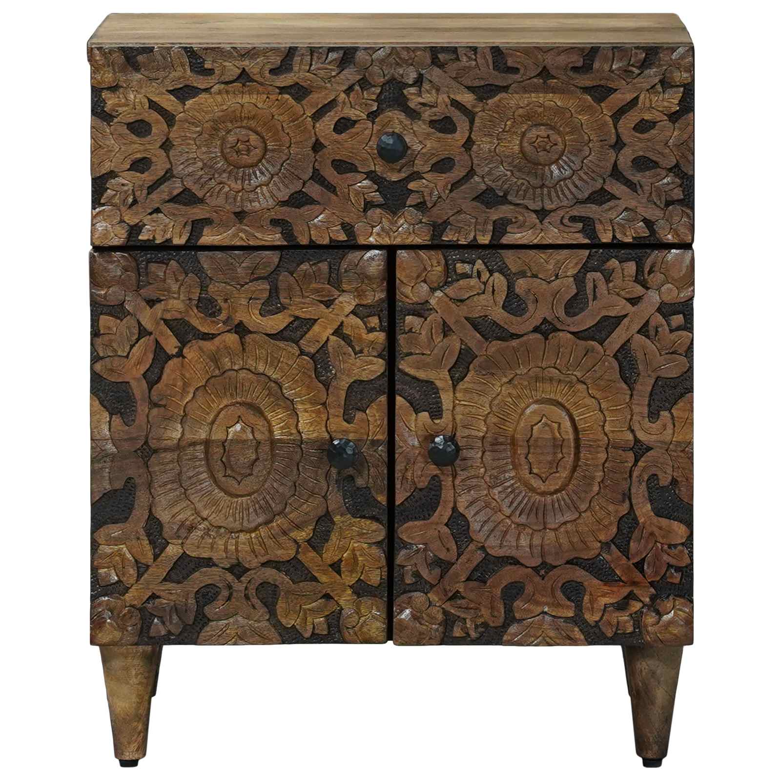 Lovos spintelė Ruda 50 x 33 x 60 cm Kietas mango medis