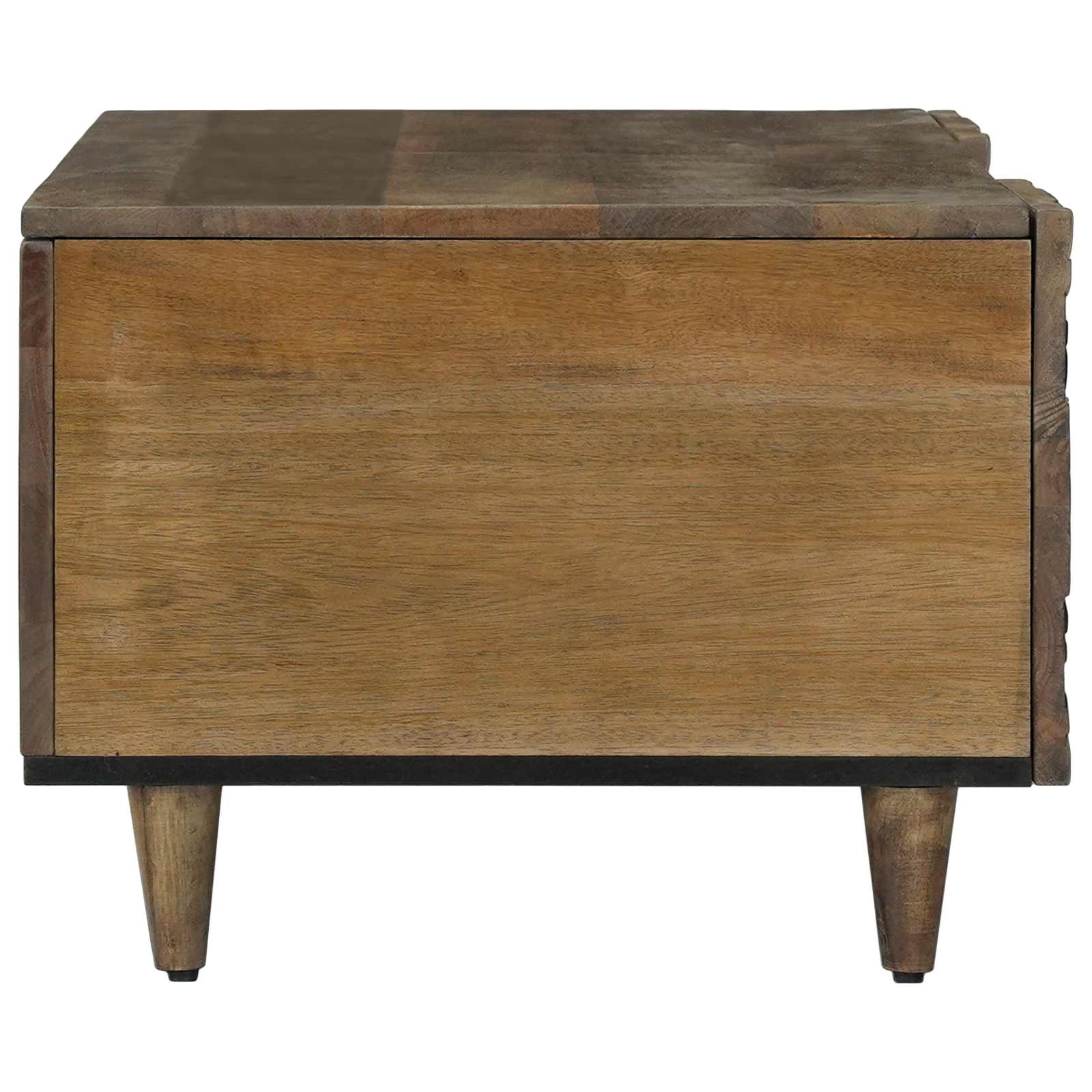 Kafijas galdiņš Brūns 100 x 54 x 40 cm Mangu masīvkoks