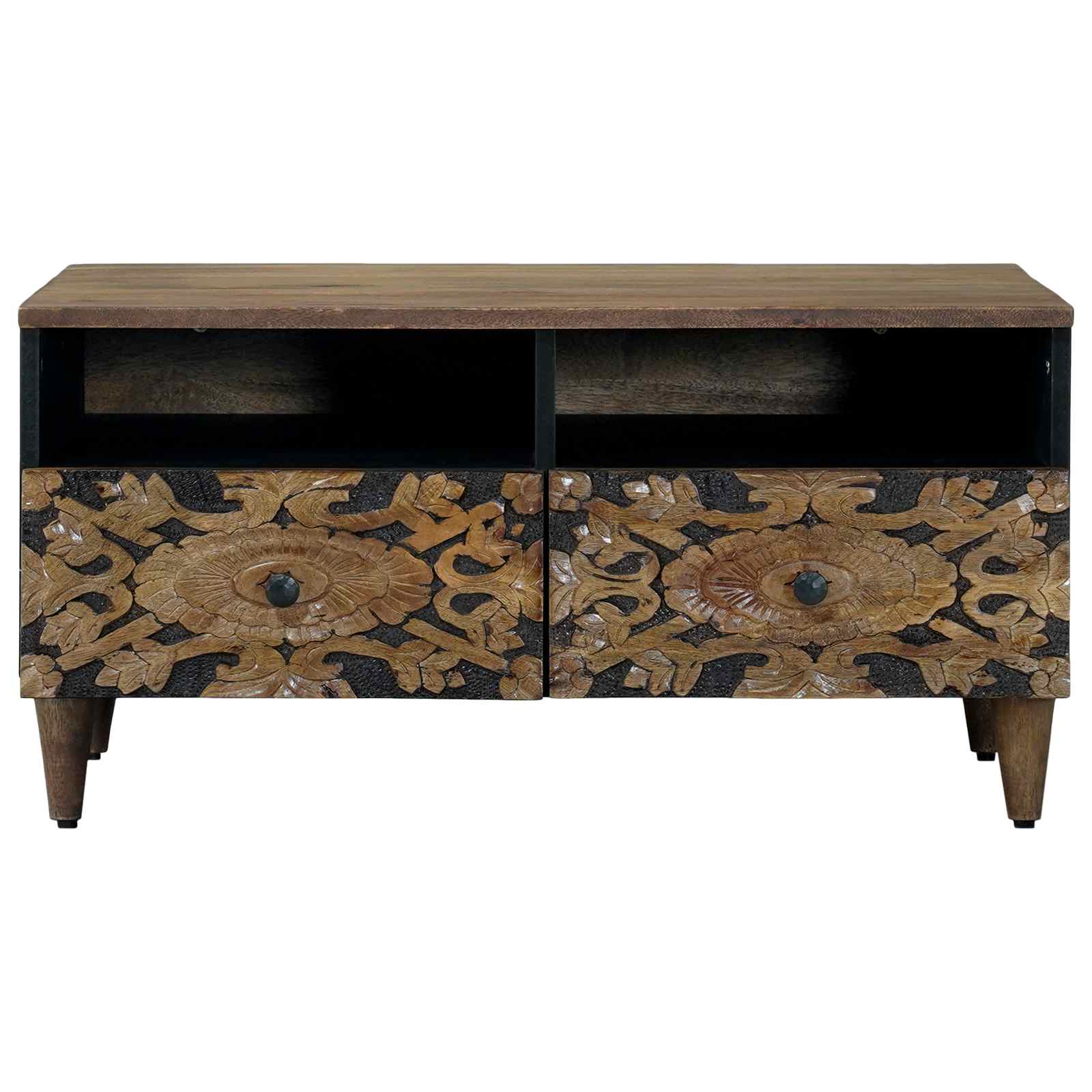 Galda kafijas brūns 80 x 54 x 40 cm Masīvs mango koks