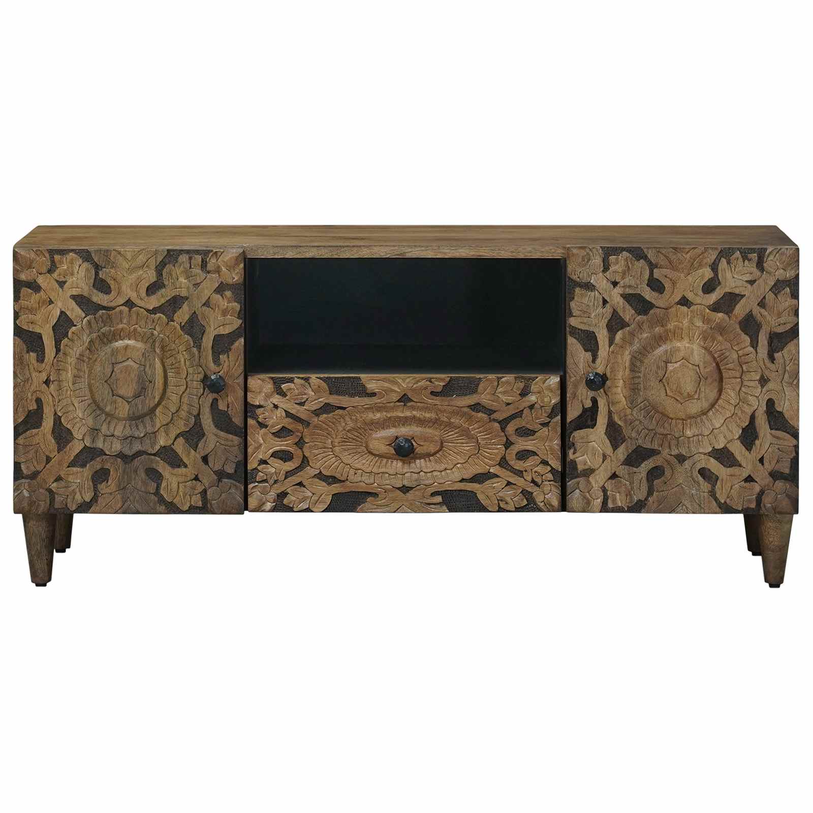 Televizoriaus spintelė su stalčių Ruda 105 x 33,5 x 46 cm