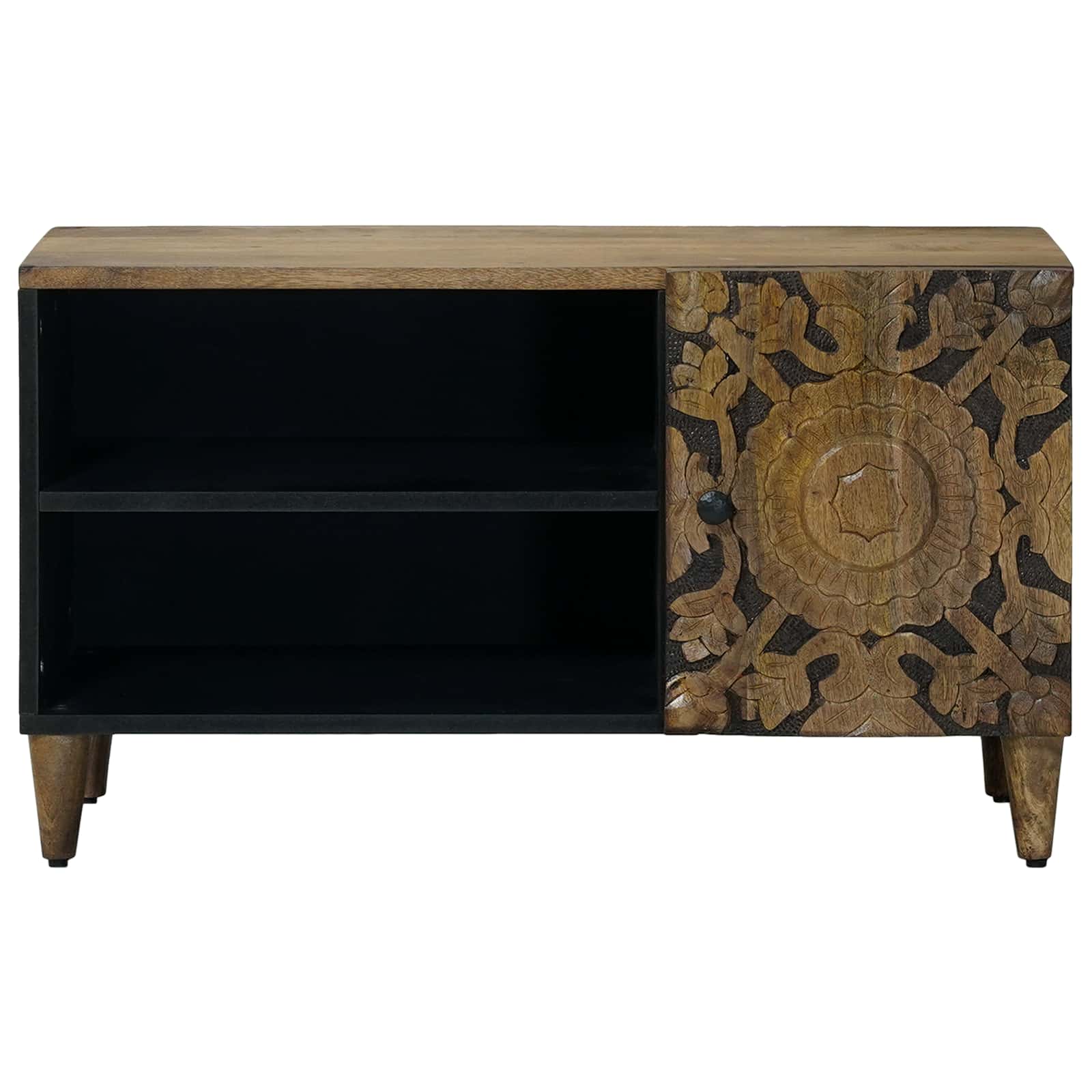 Televizoriaus spintelė su lentyna Ruda 80 x 31,5 x 46 cm