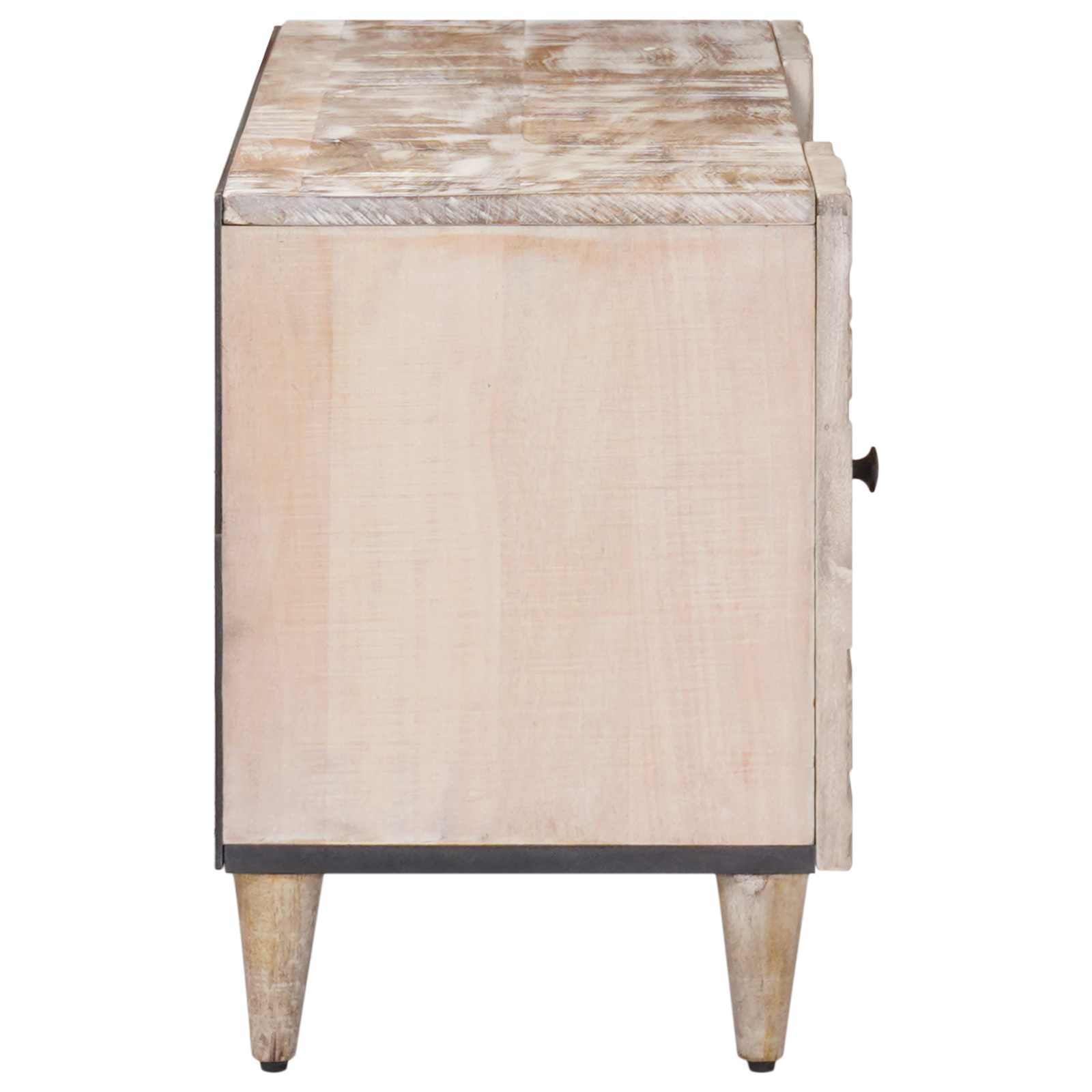 TV cabinet with storage White 105 x 33.5 x 46 cm