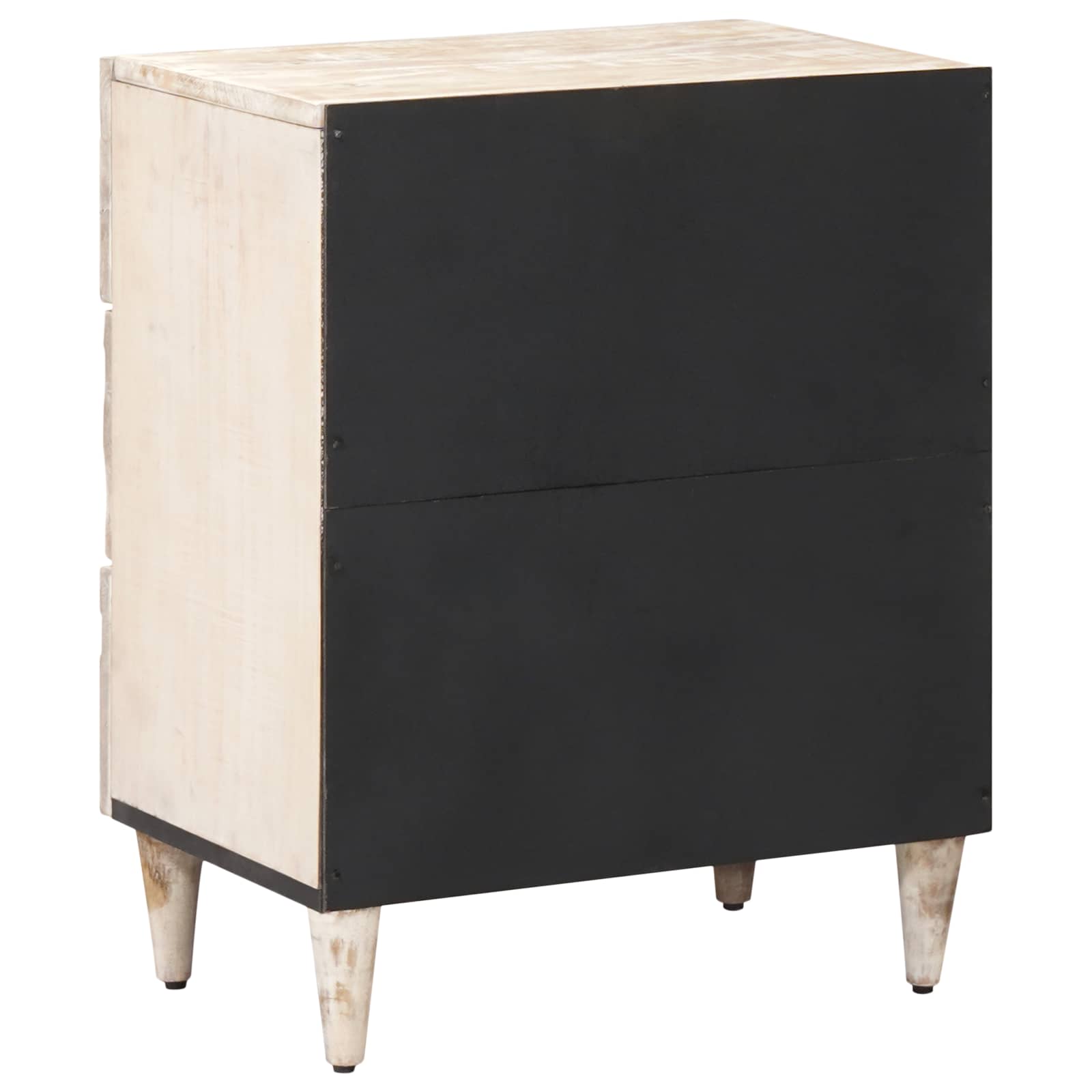 Lovos spintelė Balta 50 x 33 x 60 cm Kietas mango medis