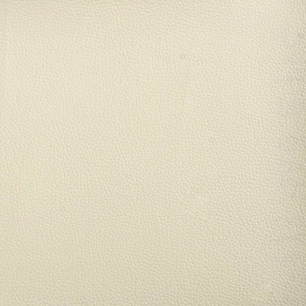 Armchair with armrests, cream, 54cm, artificial leather