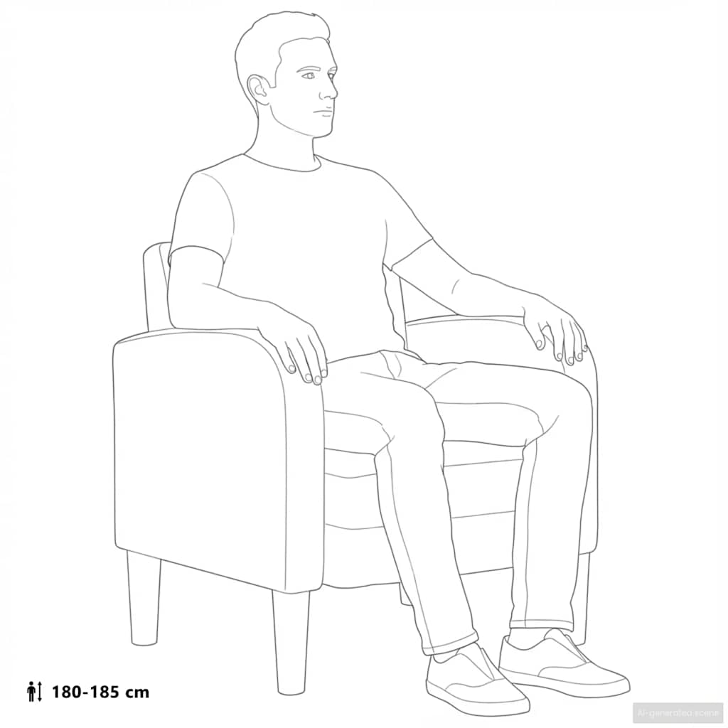 Dīvāna krēsls ar roku balstiem, tumši pelēks, 54cm, mākslīgā āda