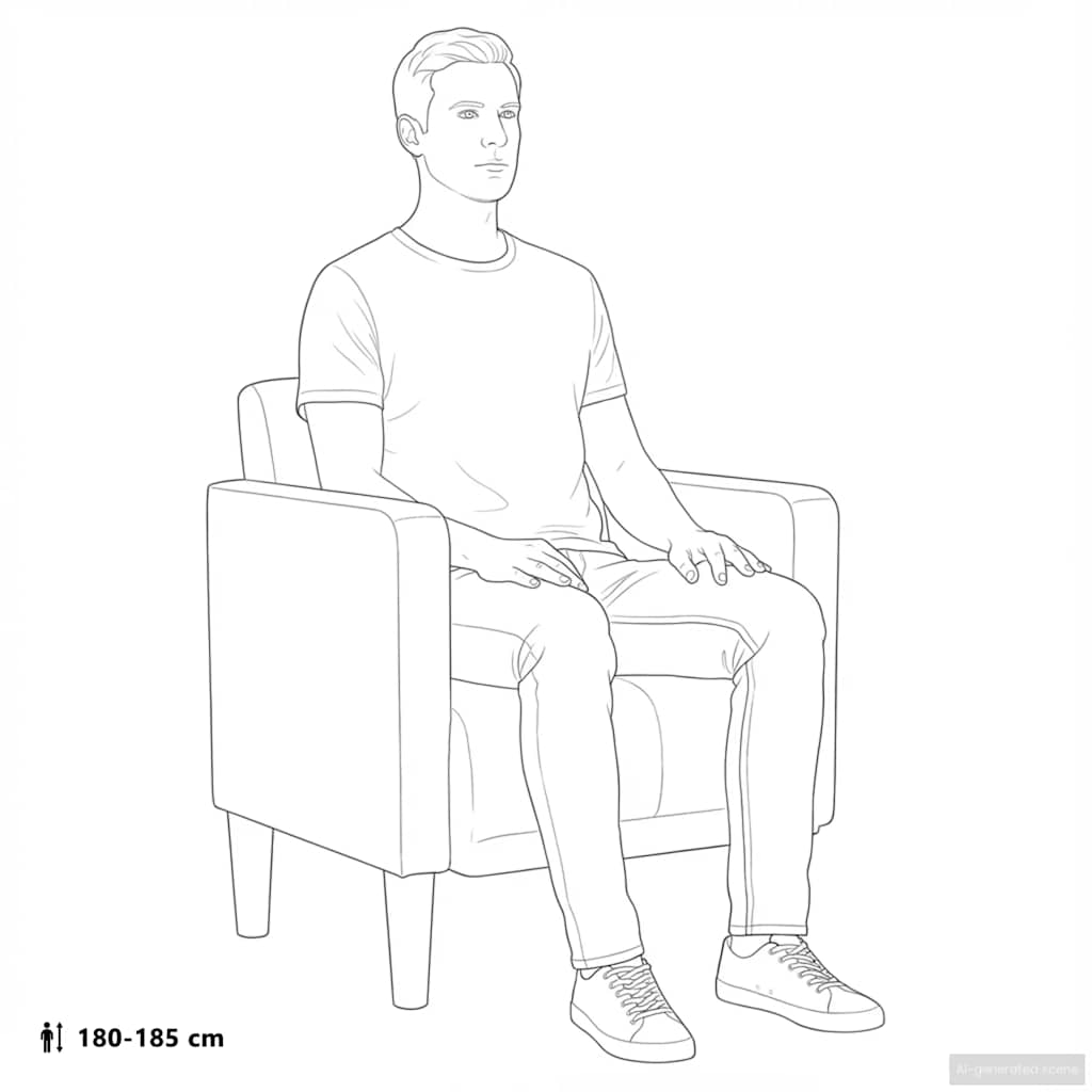 Sofa-kėdė su porankiais, kreminės spalvos, 53 cm, aksomas