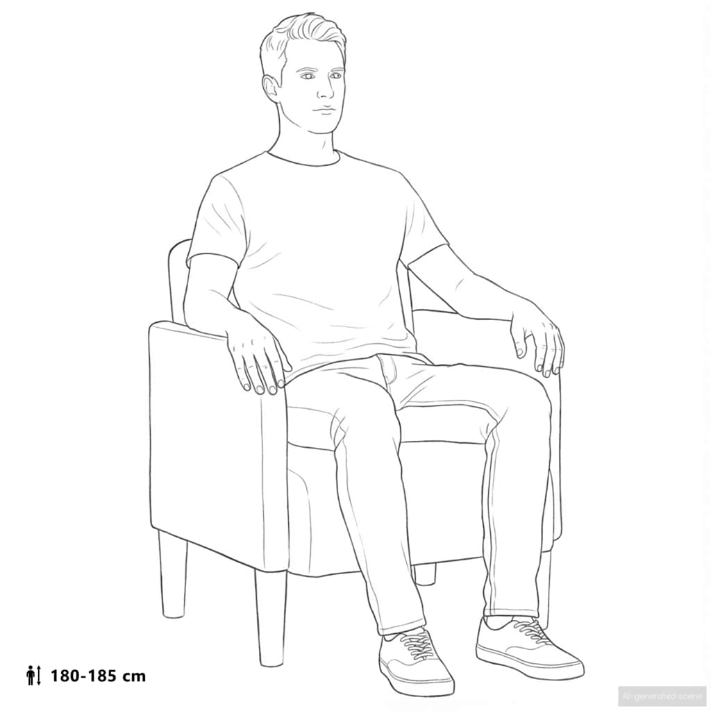 Sofa-kėdė su porankiais, tamsiai pilka, 54 cm, aksomas