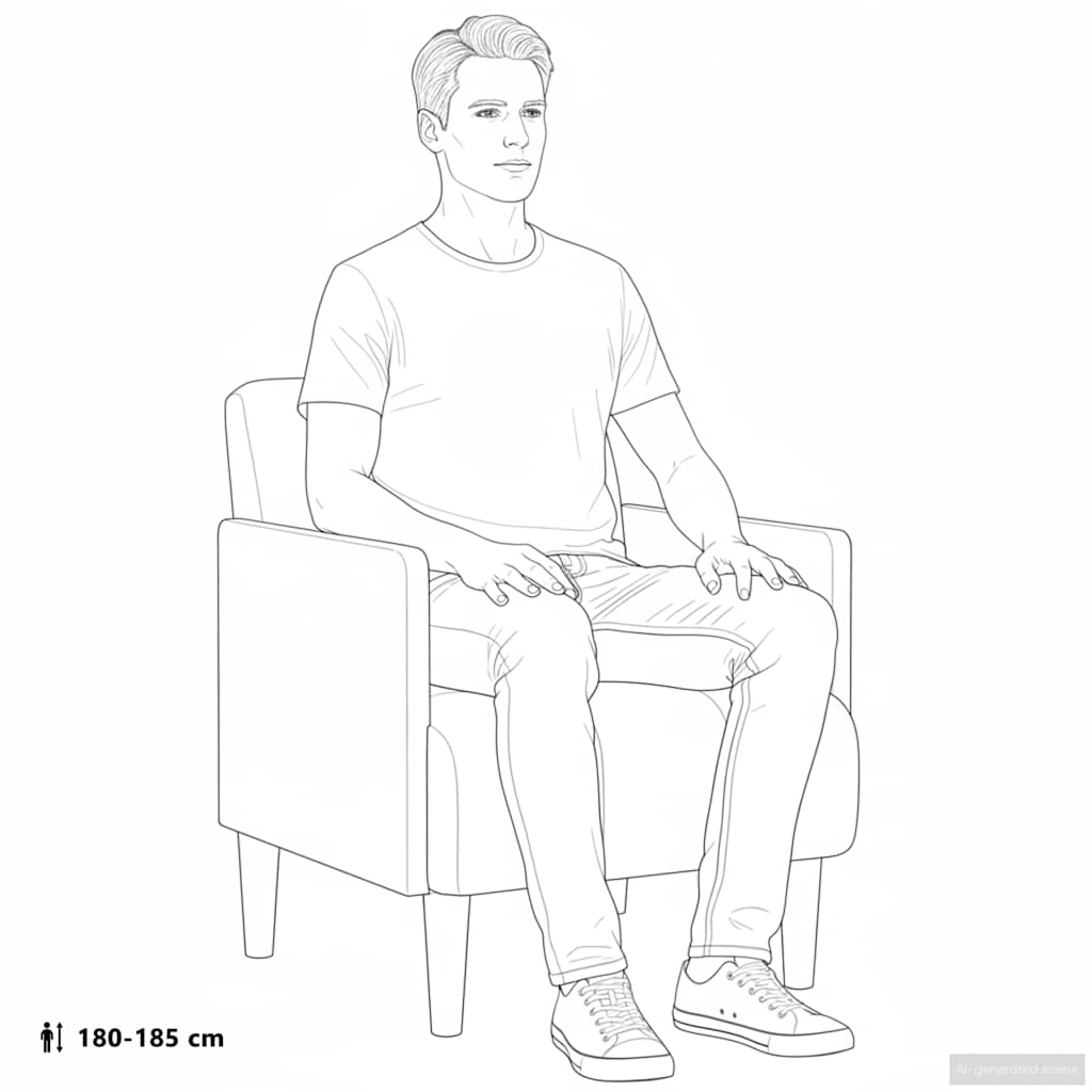 Sofa-kėdė su porankiais, juoda, 55 cm, aksominė