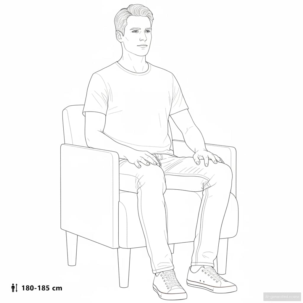 Sofa-kėdė su porankiais, kreminės spalvos, 55 cm, aksomas