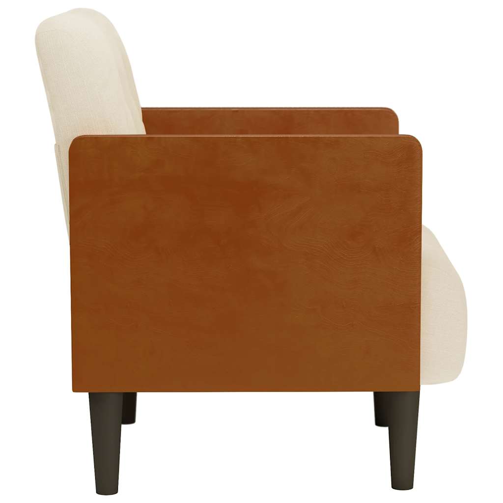 Sofa-kėdė su porankiais, 55 cm, linas
