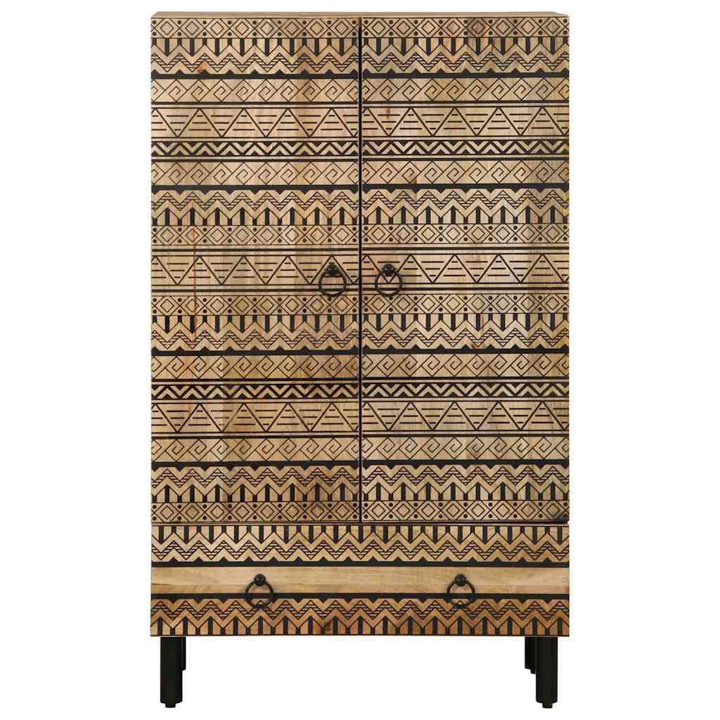 Highboard 60x33,5x100 cm Masyvus Rough Wood Mango