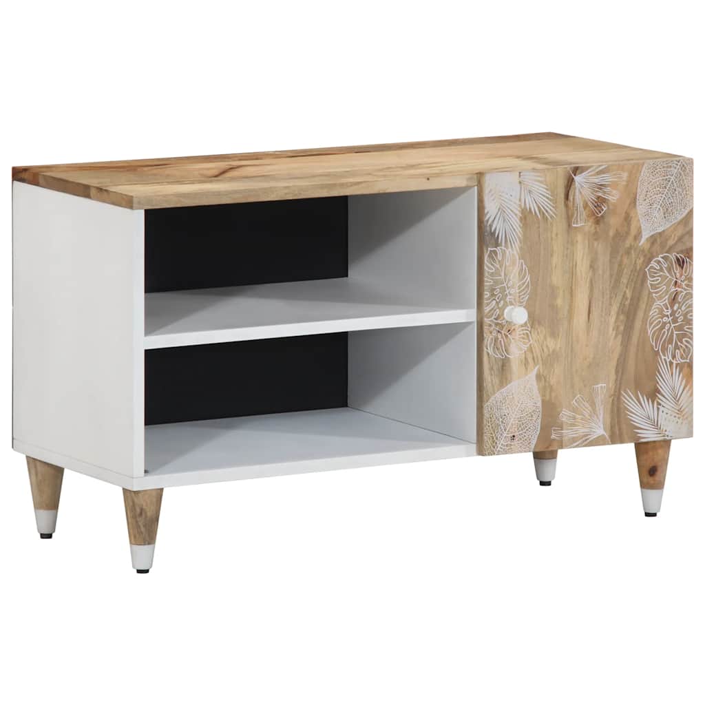 TV cabinet, 80x31.5x46cm, solid mango wood