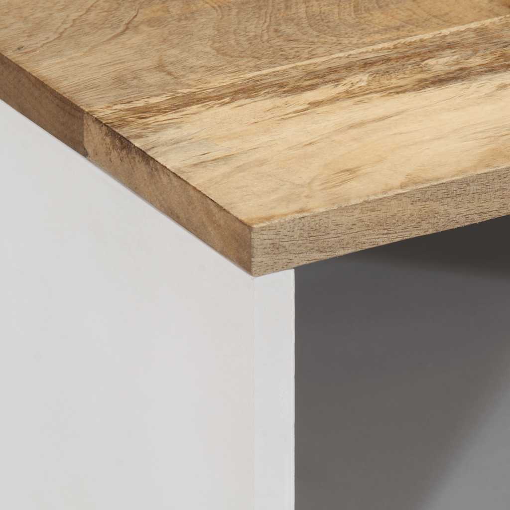 TV cabinet, 80x31.5x46cm, solid mango wood
