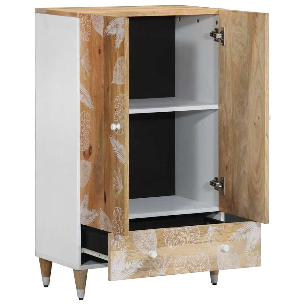 Highboard 60x33,5x100 cm Masyvo medžio mango