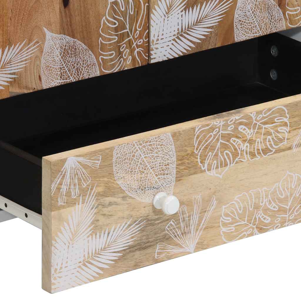 Highboard 60x33,5x100 cm Masyvo medžio mango