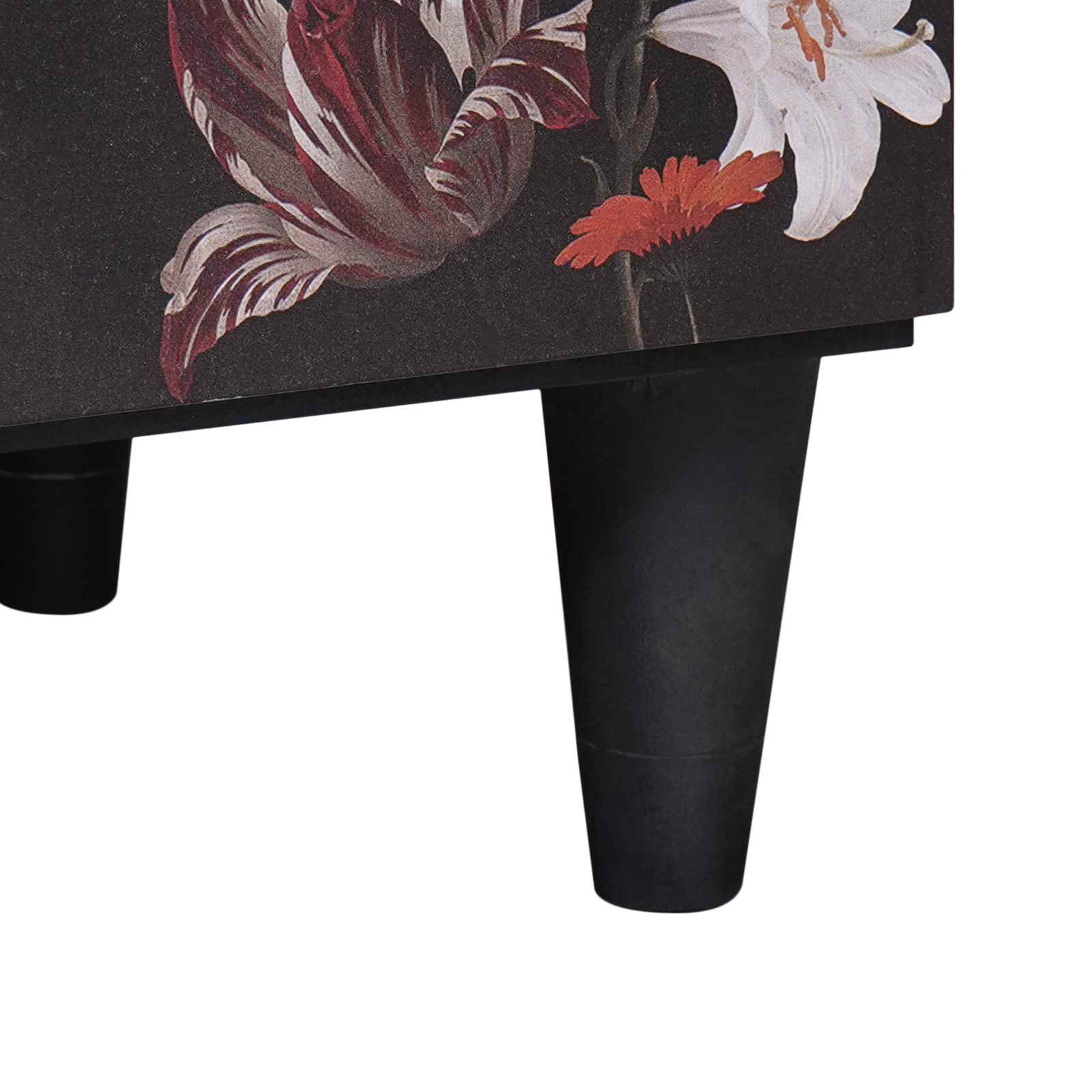Naktinis staliukas su stalčių 2 pcs Ruda 40 x 33 x 46 cm