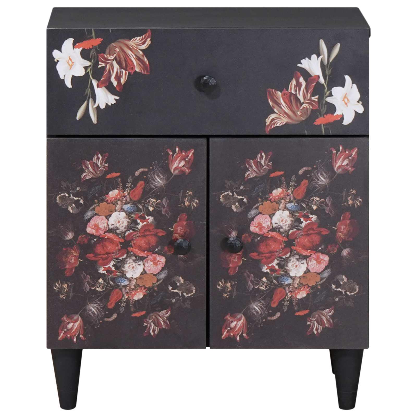 Bedside cabinet with a drawer Multicoloured 50 x 33 x 60 cm
