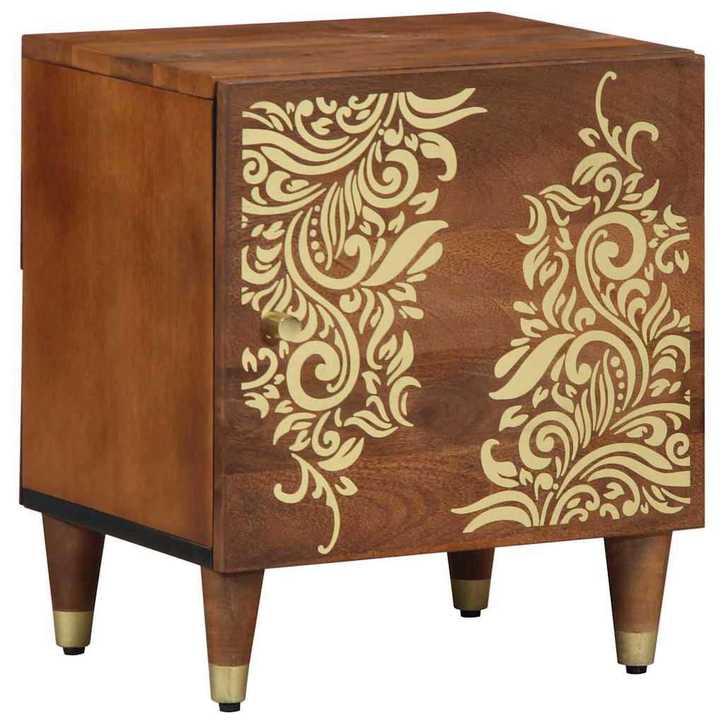 Šalia lovos spintelė 2 pcs honey brown 40 x 33 x 46 cm