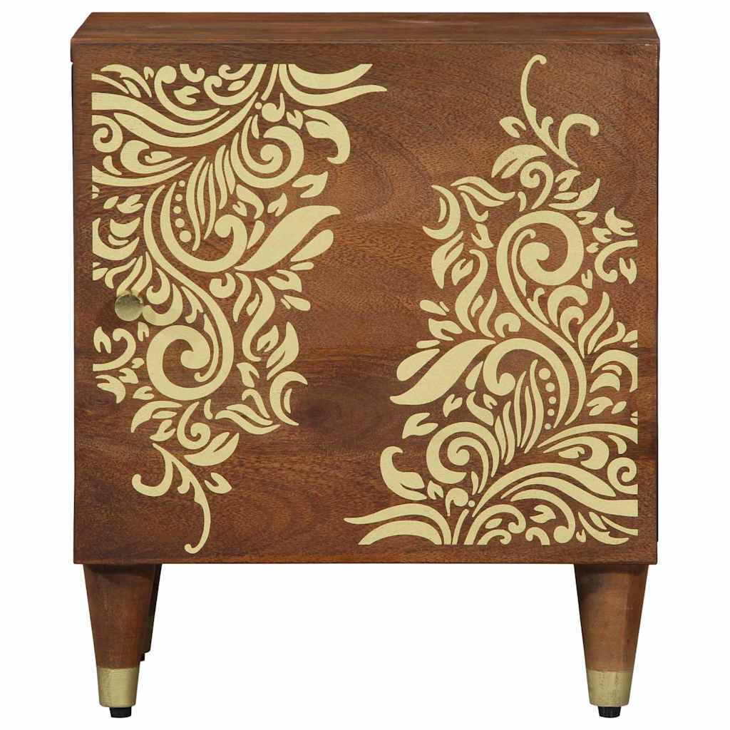 Šalia lovos spintelė 2 pcs honey brown 40 x 33 x 46 cm