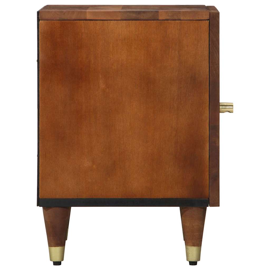 Šalia lovos spintelė 2 pcs honey brown 40 x 33 x 46 cm