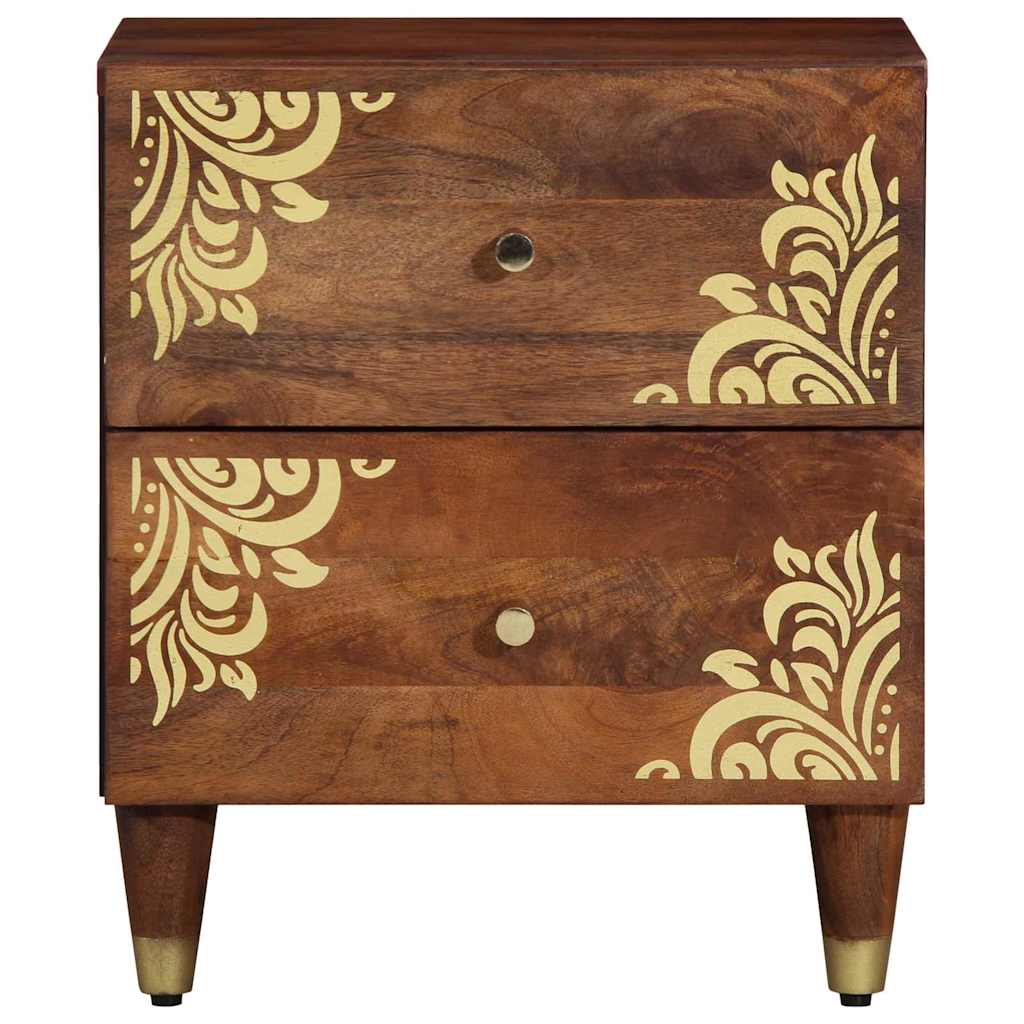 Šalia lovos spintelė su stalčių honey brown 40 x 33 x 46 cm