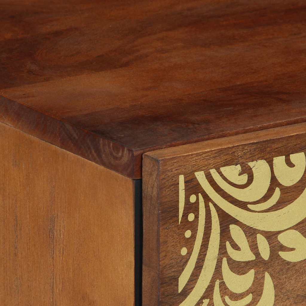 Šalia lovos spintelė 2 pcs honey brown 40 x 33 x 46 cm