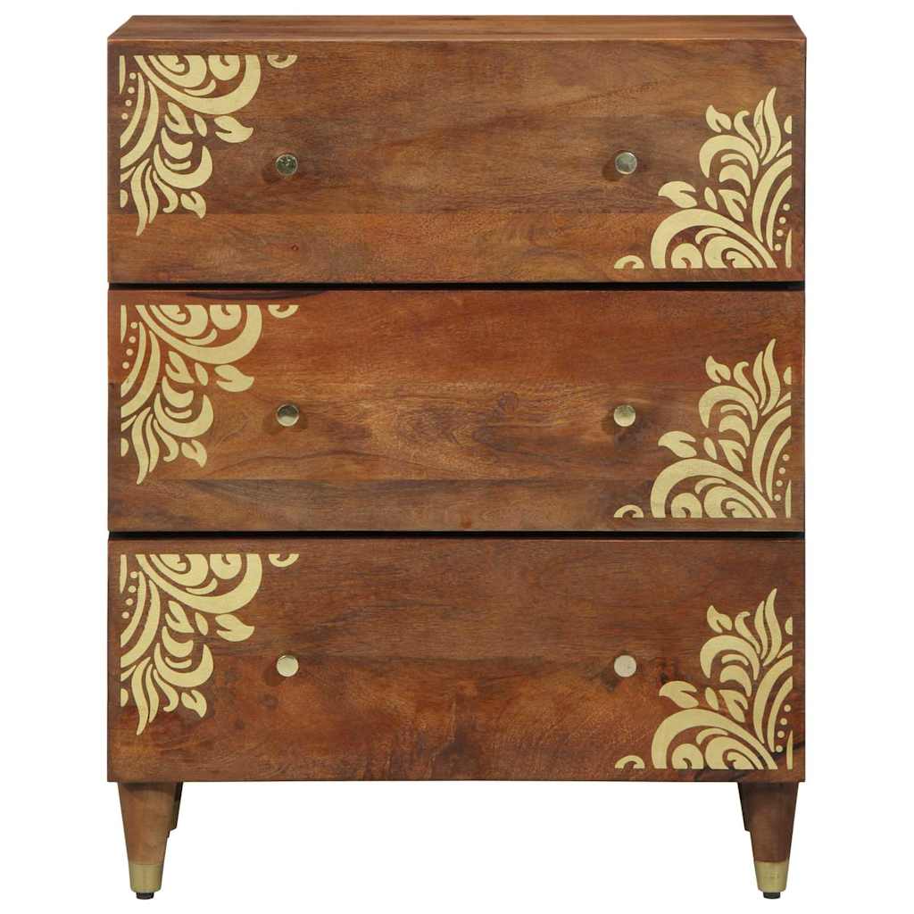 Kabalas Ruda 60 x 33.5 x 75 cm Mango medienos masyvas