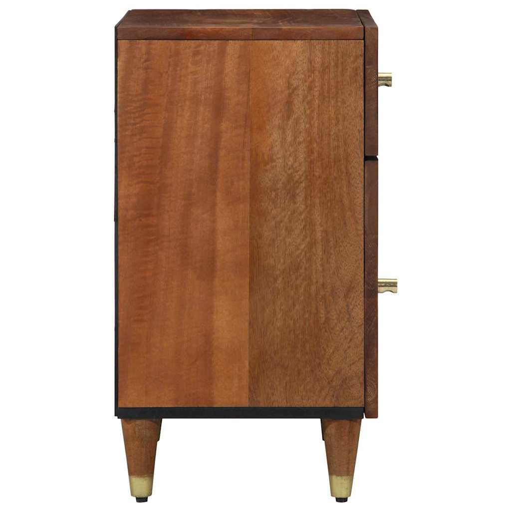 Šalia lovos spintelė su stalčių honey brown 50 x 33 x 60 cm