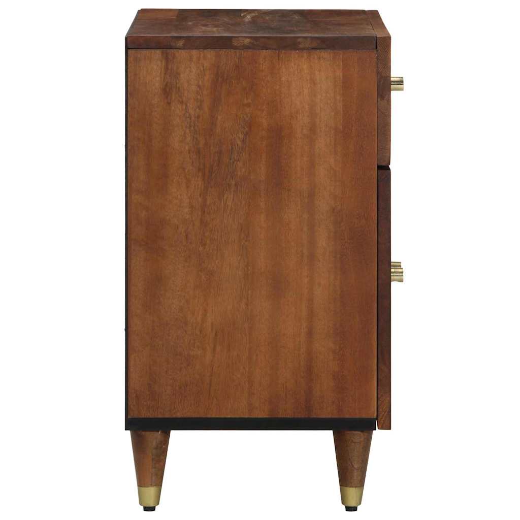 Šalia lovos spintelė su stalčių honey brown 50 x 33 x 60 cm