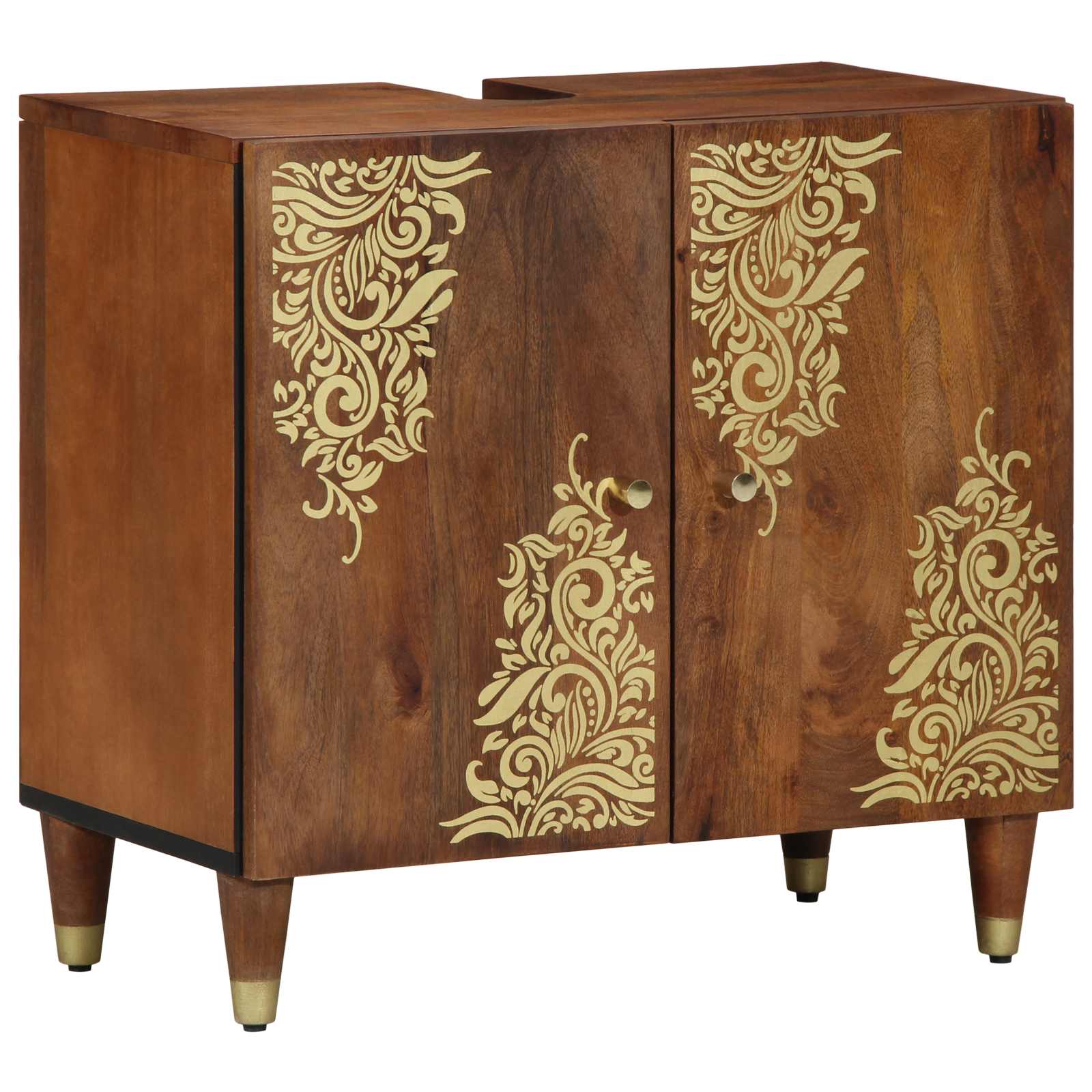 Vonios kriauklės spintelė honey brown 62 x 33 x 58 cm