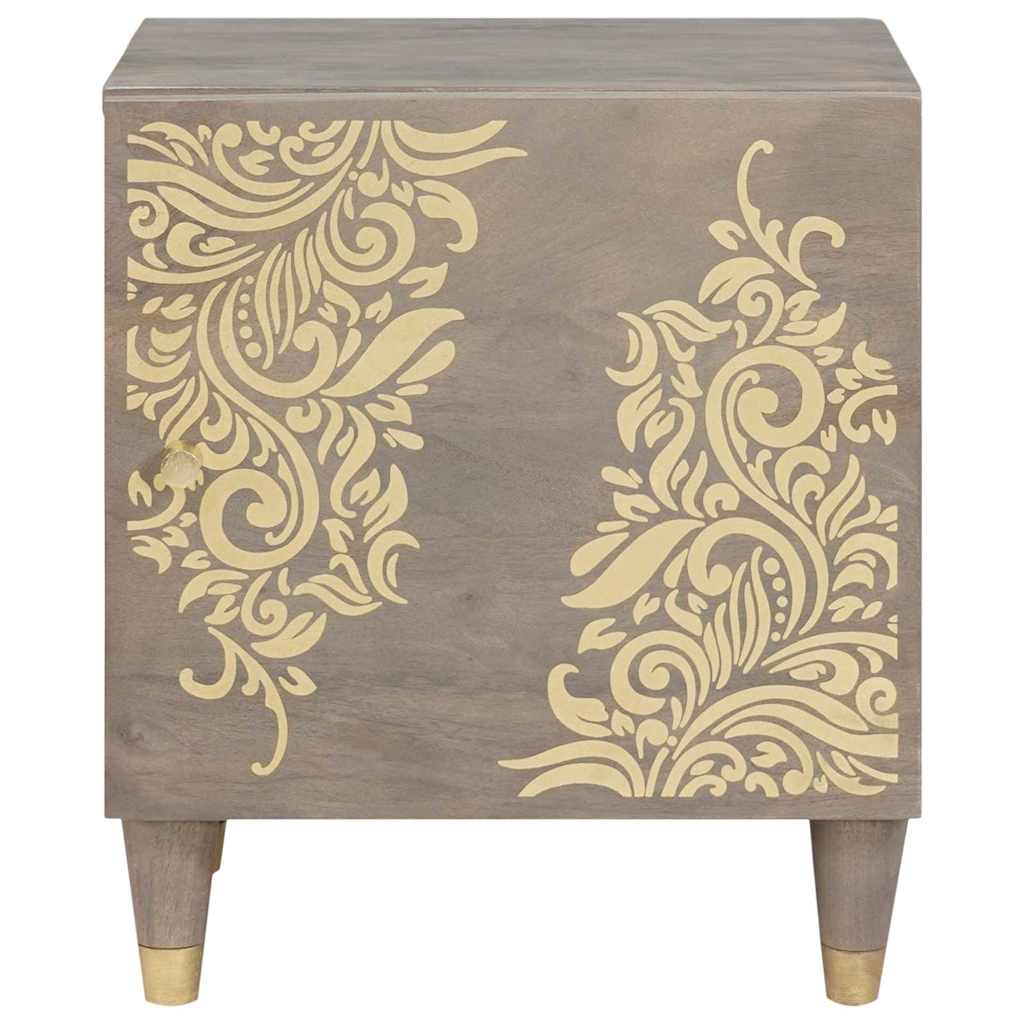 Šalia lovos spintelė 2 pcs Pilka 40 x 33 x 46 cm