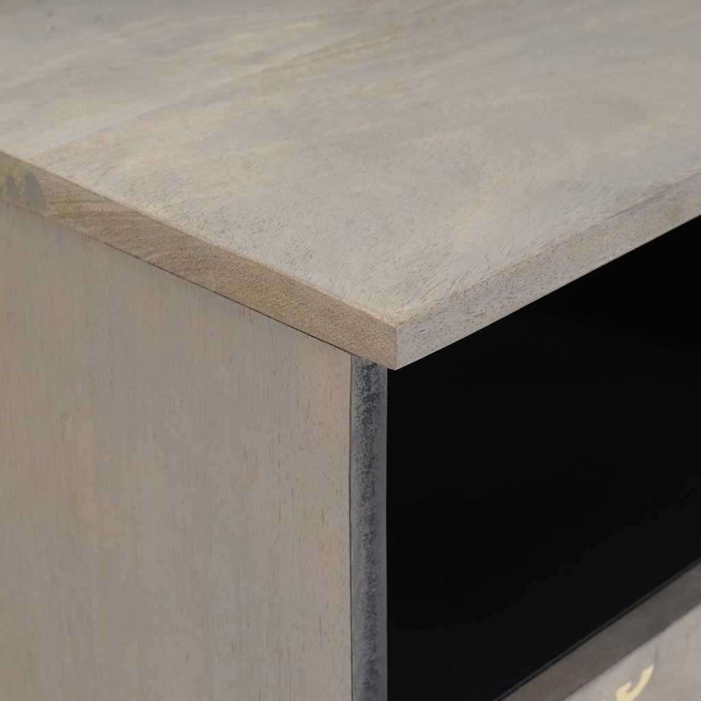 Televizoriaus spintelė Pilka 70 x 33 x 46 cm Kietas mango medis